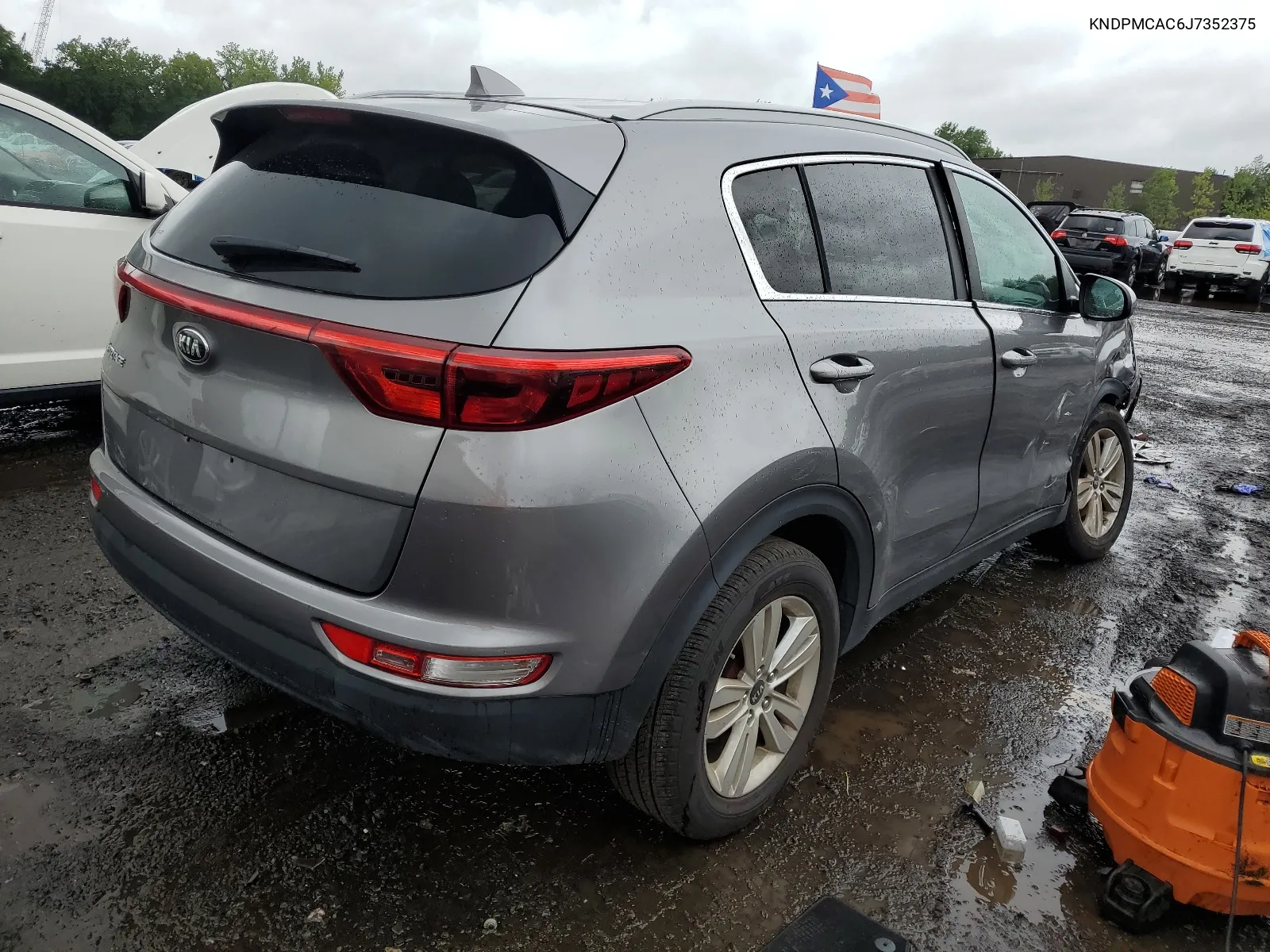 2018 Kia Sportage Lx VIN: KNDPMCAC6J7352375 Lot: 66387664