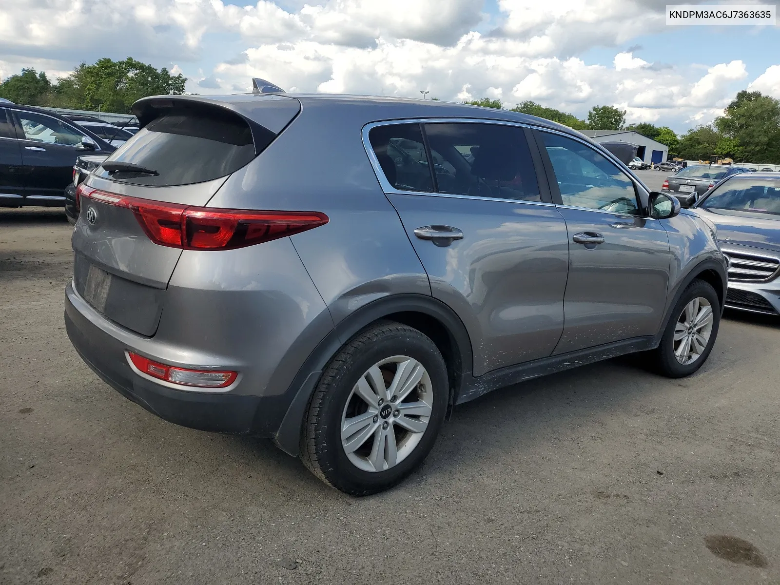 2018 Kia Sportage Lx VIN: KNDPM3AC6J7363635 Lot: 66535024