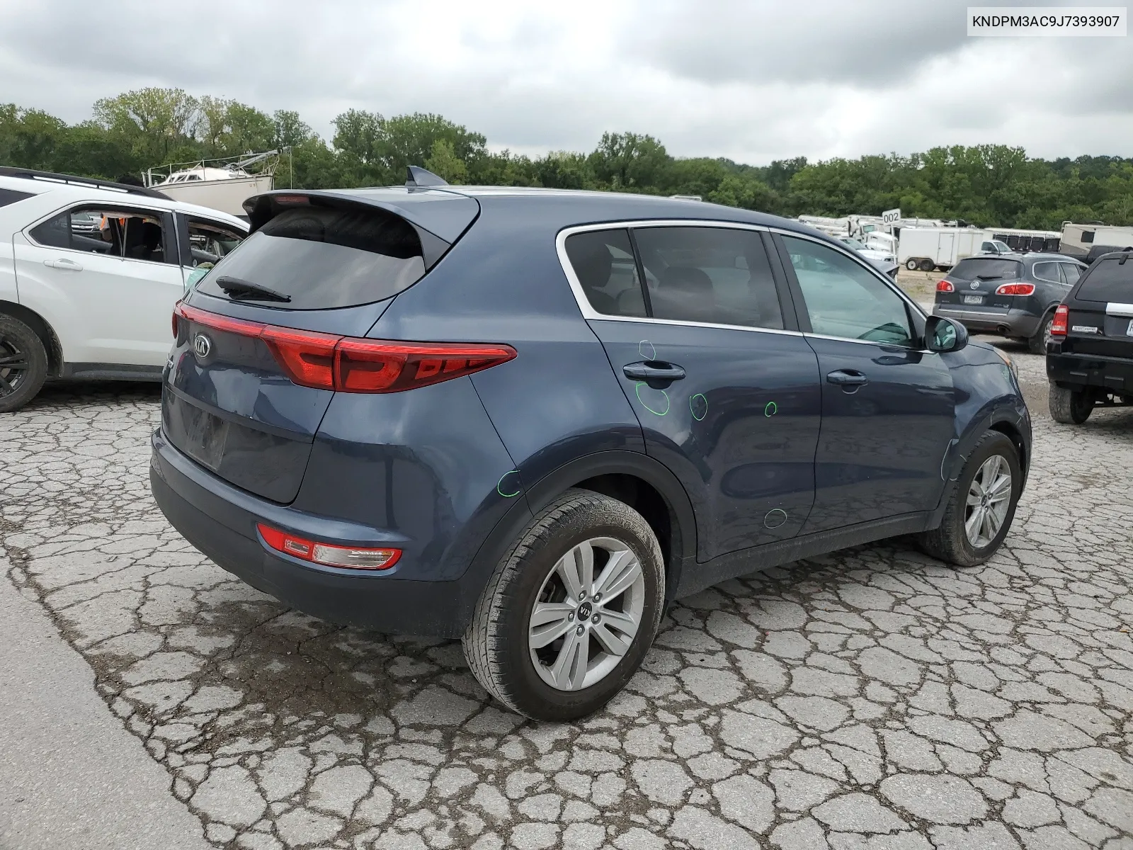 2018 Kia Sportage Lx VIN: KNDPM3AC9J7393907 Lot: 66567504