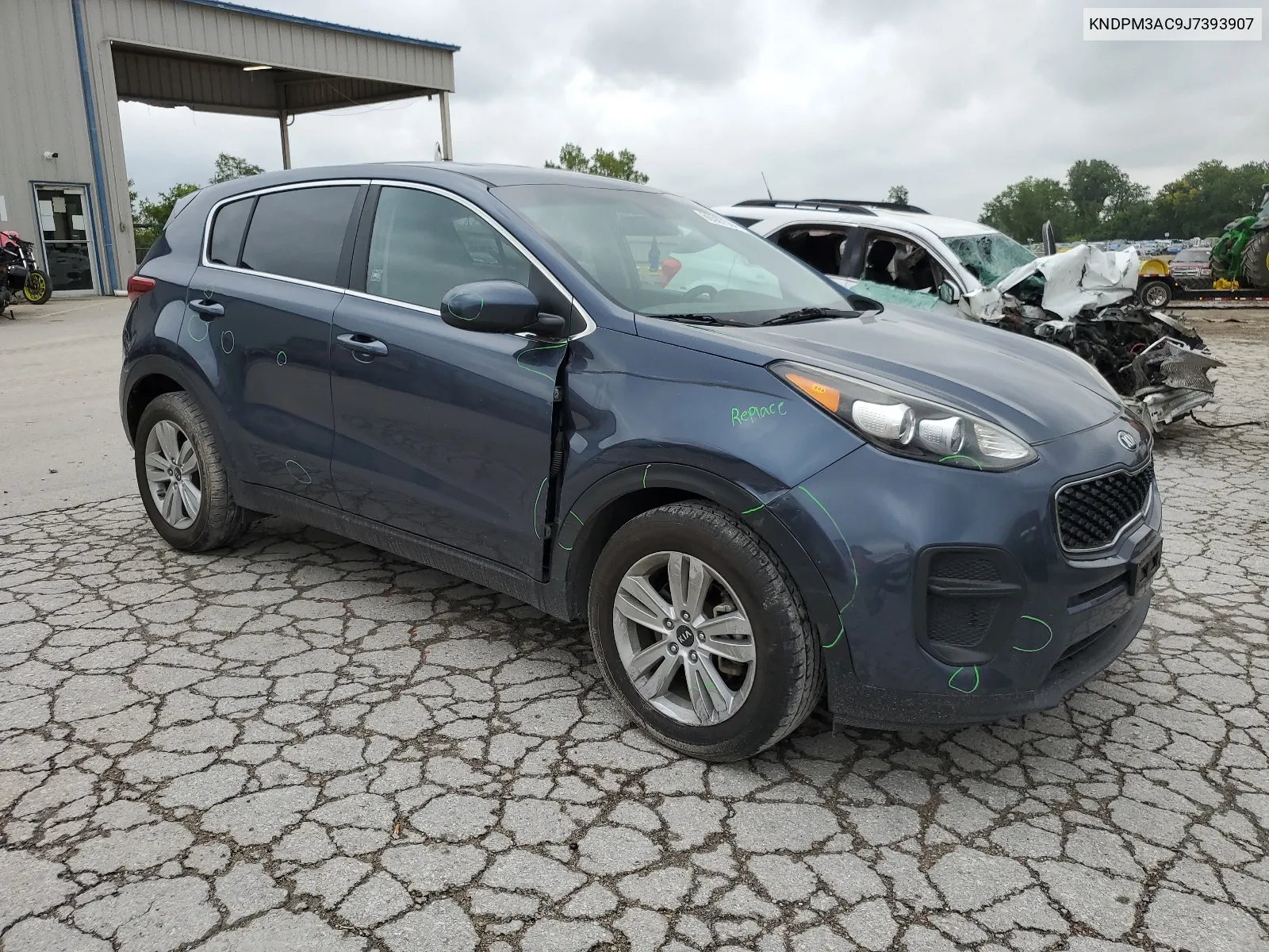 2018 Kia Sportage Lx VIN: KNDPM3AC9J7393907 Lot: 66567504