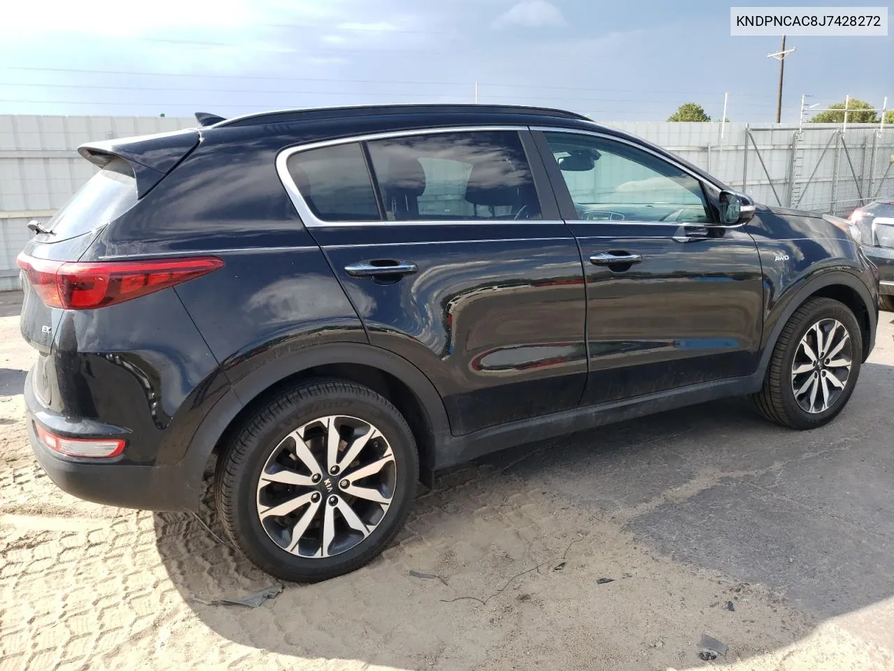 KNDPNCAC8J7428272 2018 Kia Sportage Ex