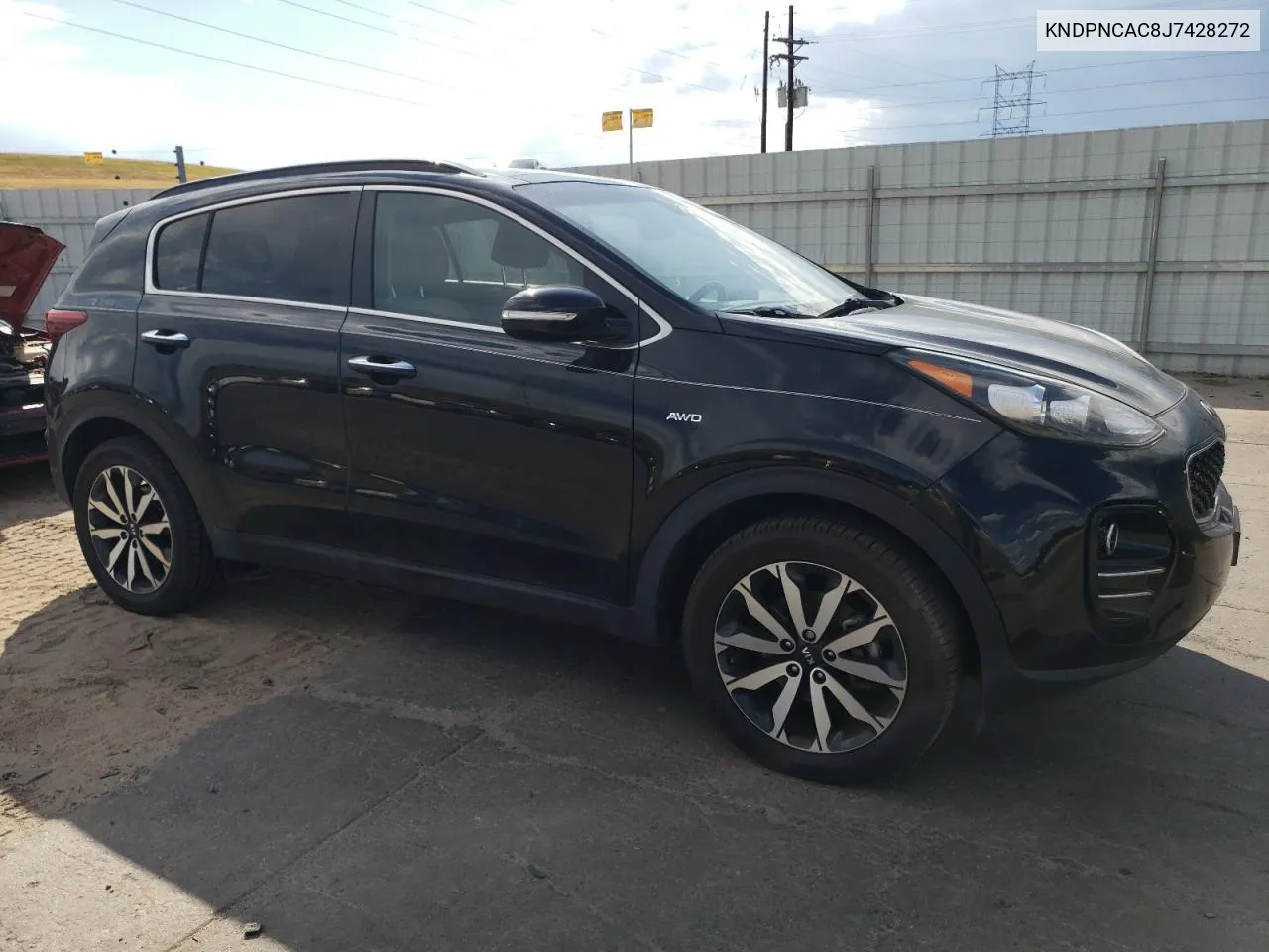 KNDPNCAC8J7428272 2018 Kia Sportage Ex