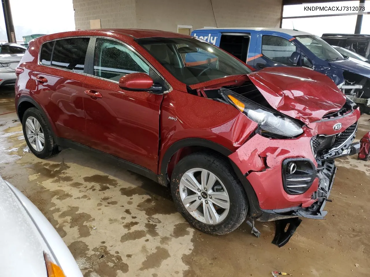 KNDPMCACXJ7312073 2018 Kia Sportage Lx