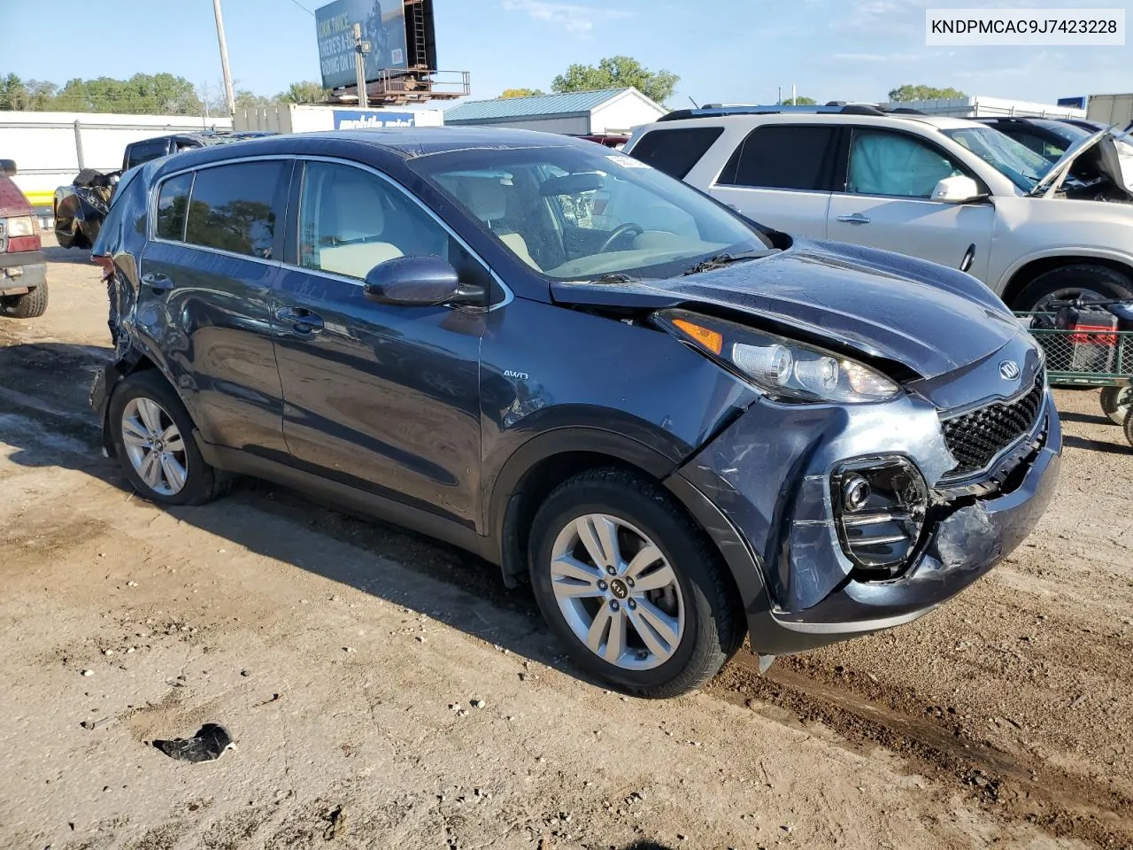 2018 Kia Sportage Lx VIN: KNDPMCAC9J7423228 Lot: 66821594