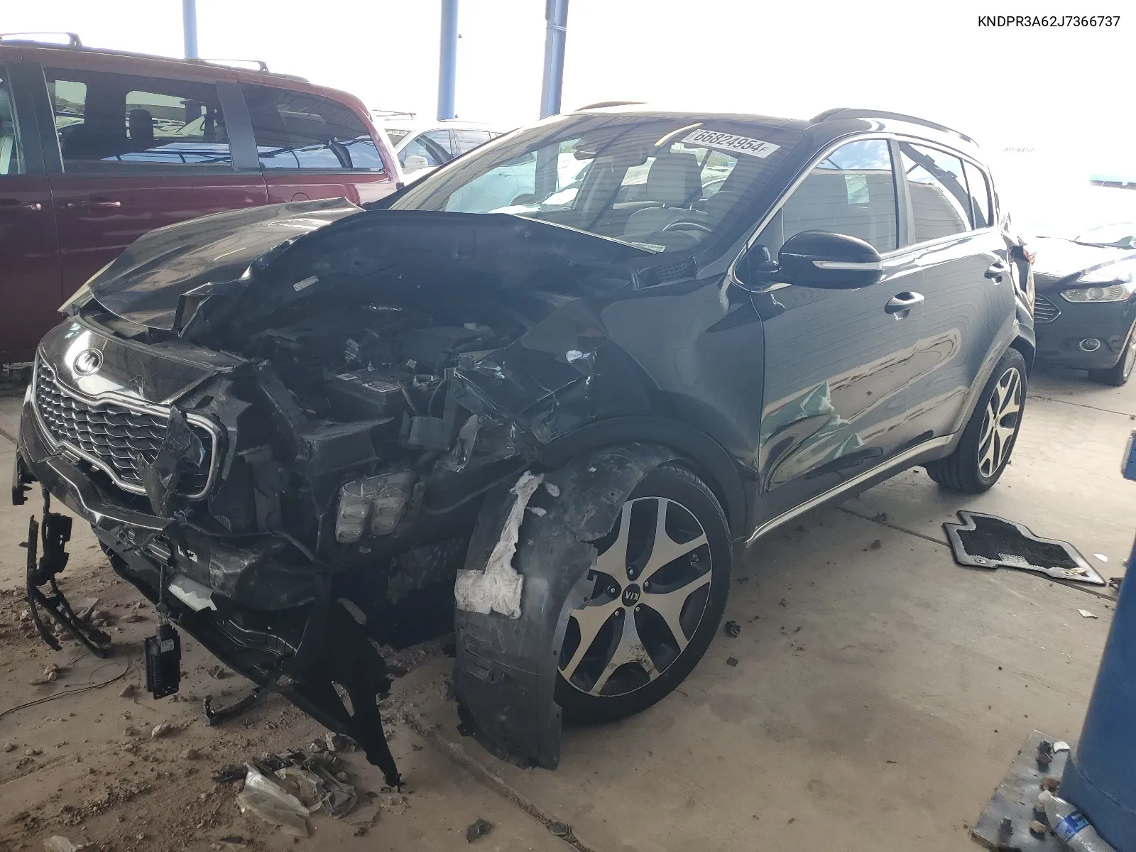 2018 Kia Sportage Sx VIN: KNDPR3A62J7366737 Lot: 66824954