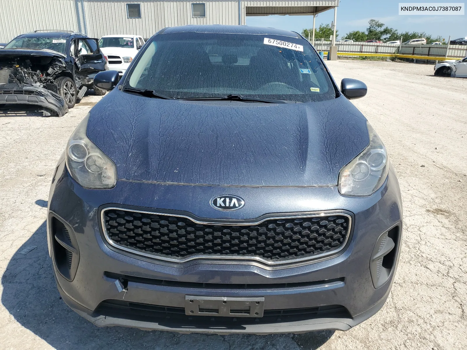 2018 Kia Sportage Lx VIN: KNDPM3AC0J7387087 Lot: 67500274