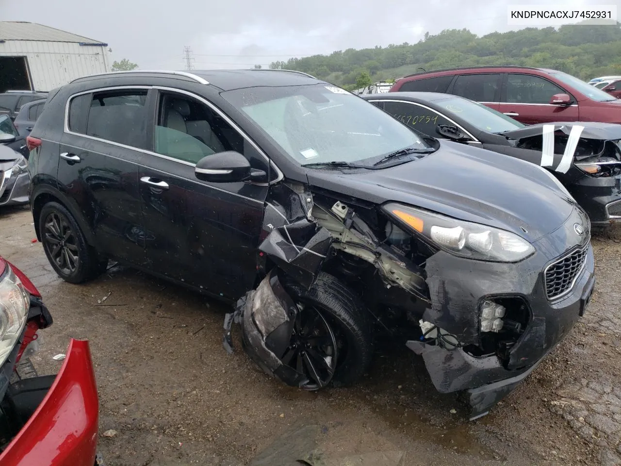 KNDPNCACXJ7452931 2018 Kia Sportage Ex