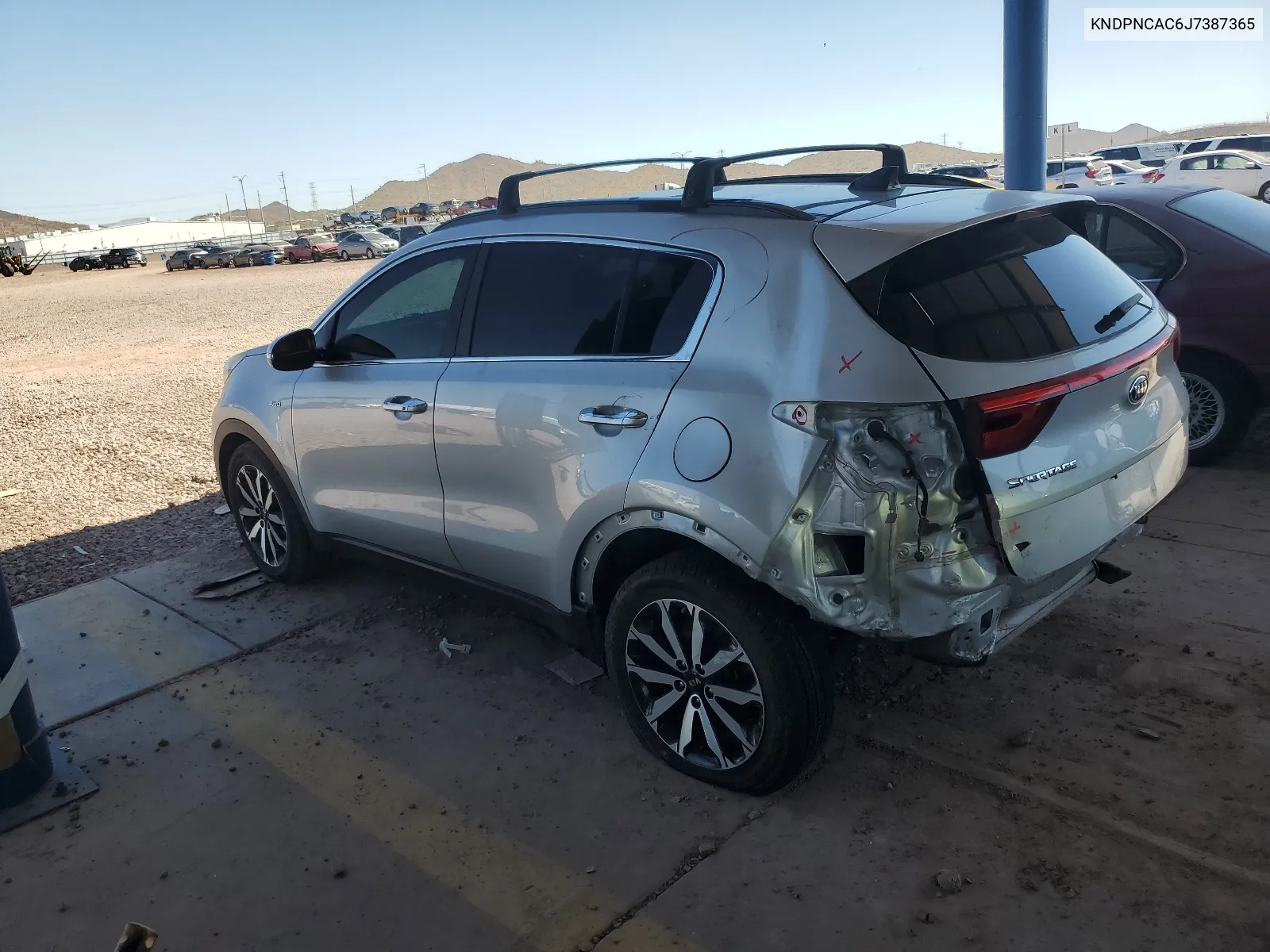 2018 Kia Sportage Ex VIN: KNDPNCAC6J7387365 Lot: 67568044