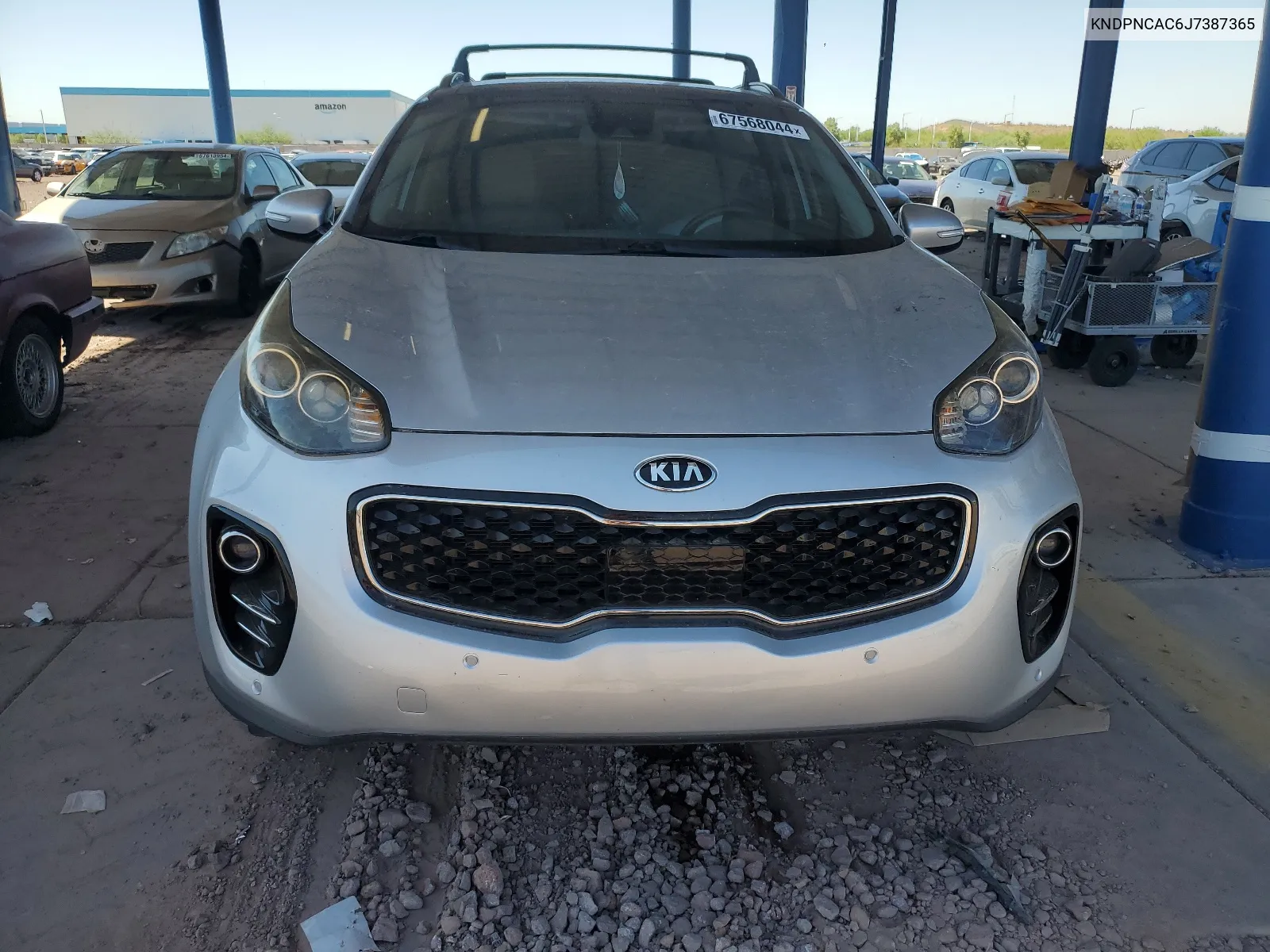 2018 Kia Sportage Ex VIN: KNDPNCAC6J7387365 Lot: 67568044