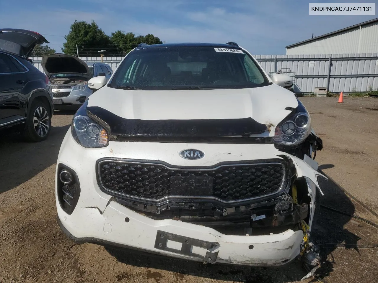 KNDPNCAC7J7471131 2018 Kia Sportage Ex