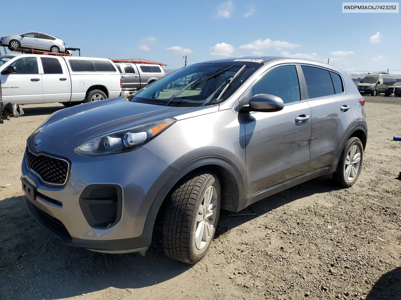 2018 Kia Sportage Lx VIN: KNDPM3AC6J7423252 Lot: 68372924