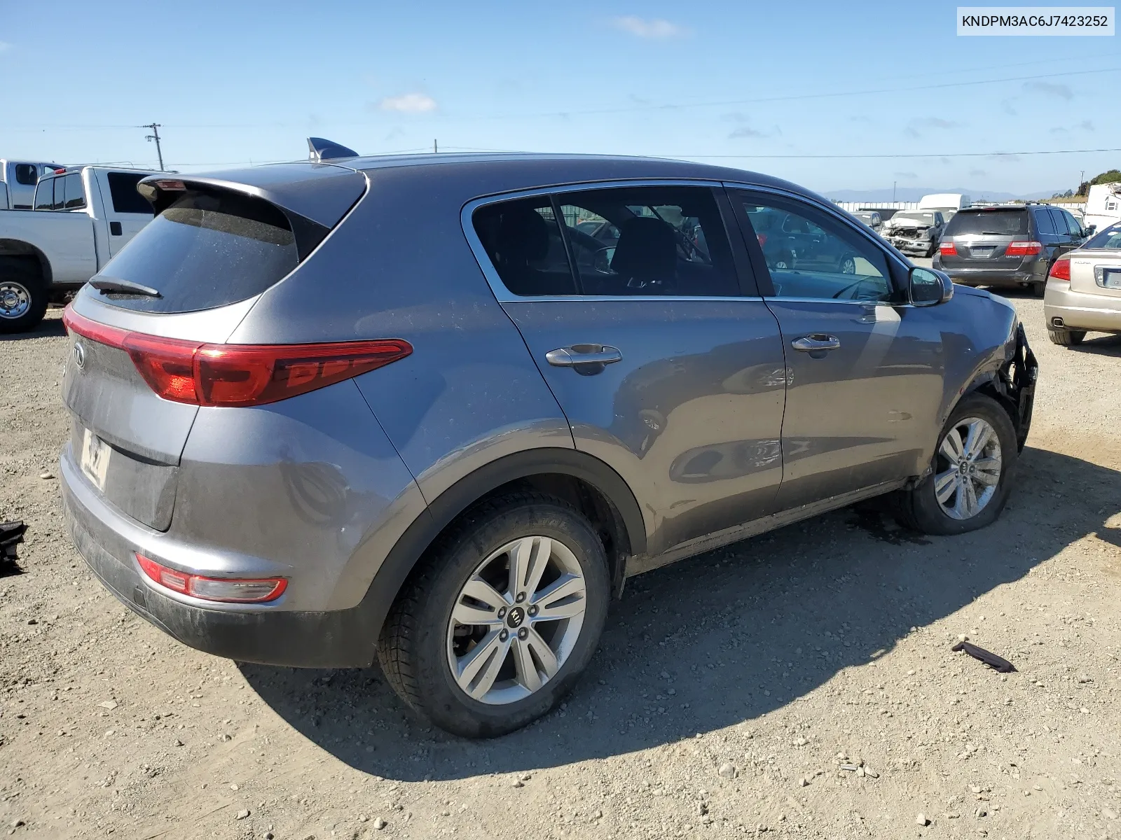 2018 Kia Sportage Lx VIN: KNDPM3AC6J7423252 Lot: 68372924