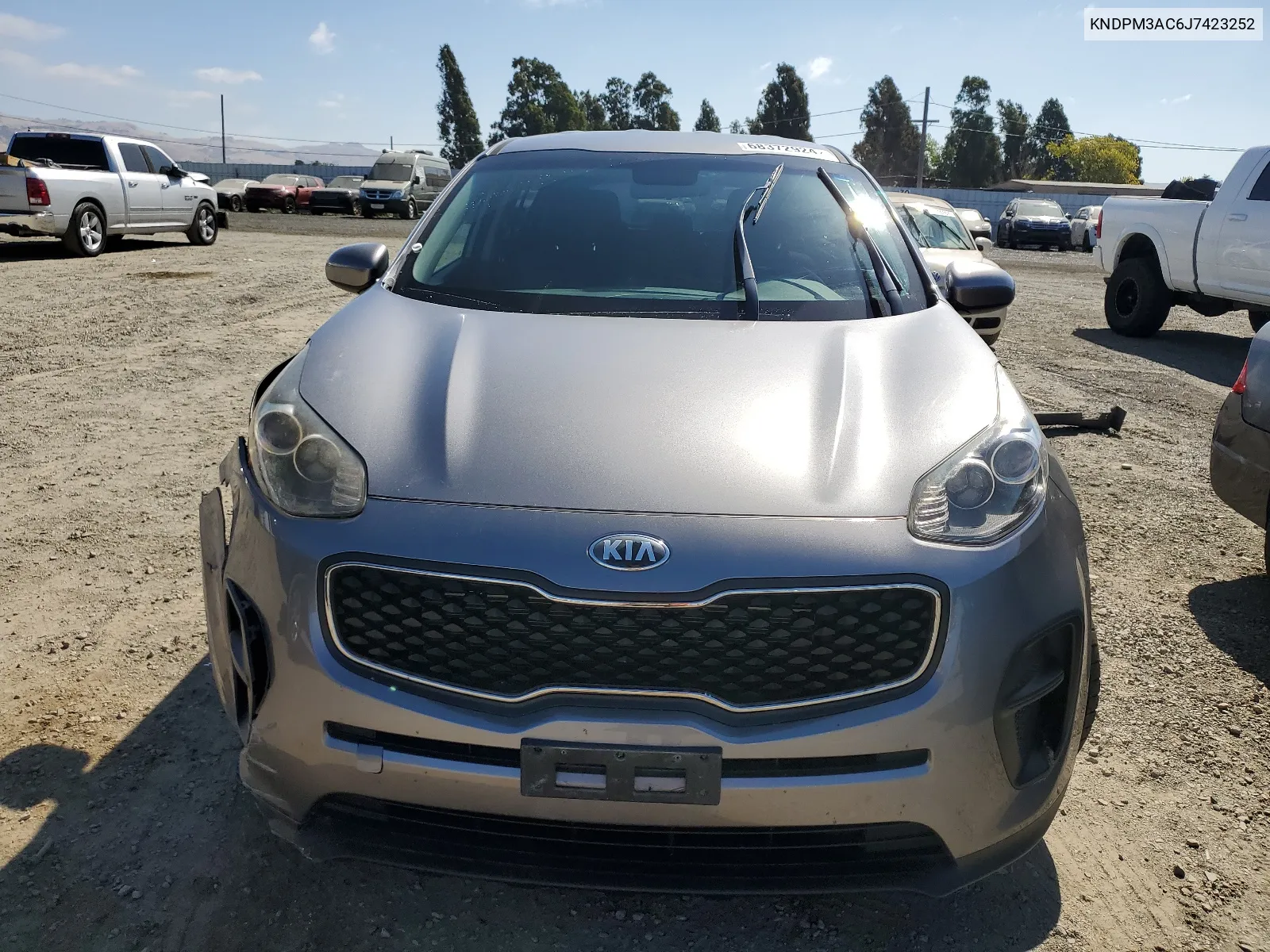 2018 Kia Sportage Lx VIN: KNDPM3AC6J7423252 Lot: 68372924