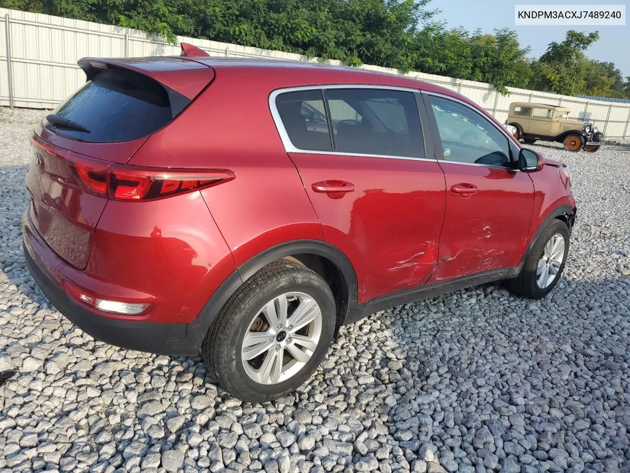 2018 Kia Sportage Lx VIN: KNDPM3ACXJ7489240 Lot: 68750354