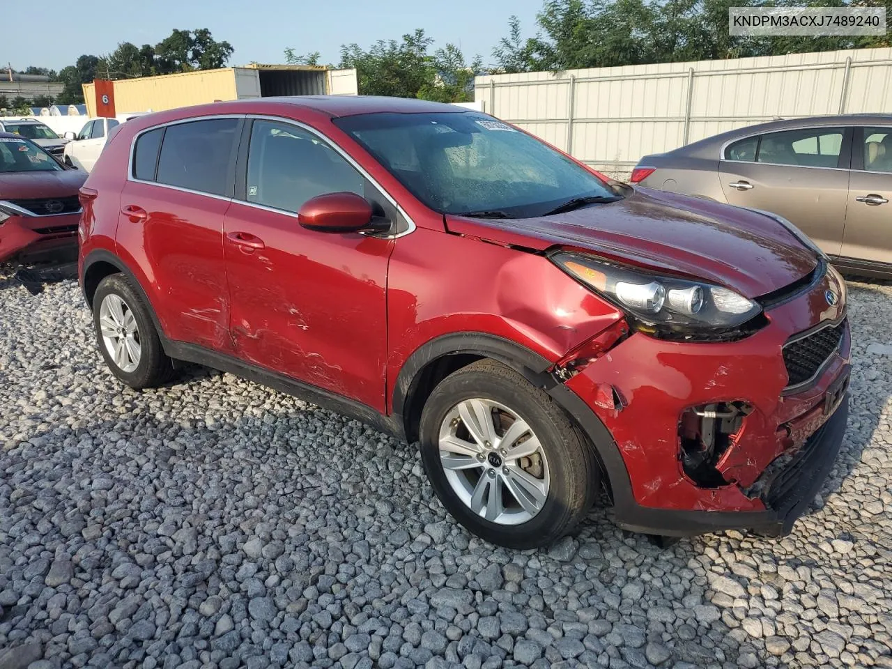 2018 Kia Sportage Lx VIN: KNDPM3ACXJ7489240 Lot: 68750354