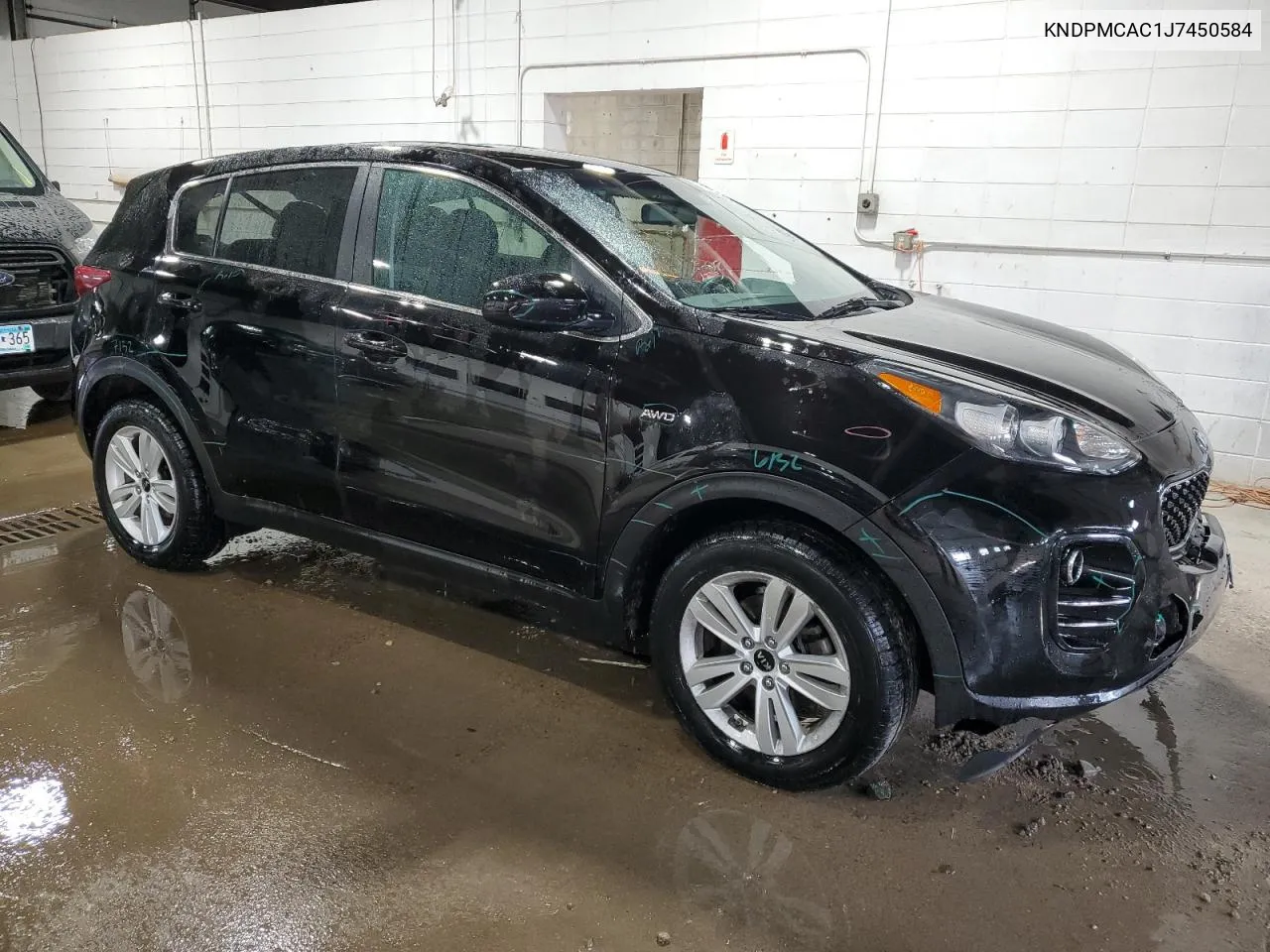 2018 Kia Sportage Lx VIN: KNDPMCAC1J7450584 Lot: 68970484