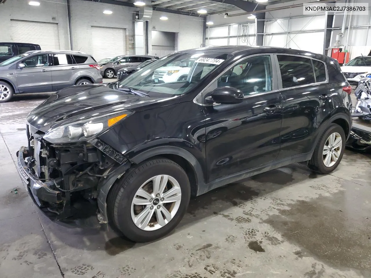 2018 Kia Sportage Lx VIN: KNDPM3AC2J7386703 Lot: 69247794