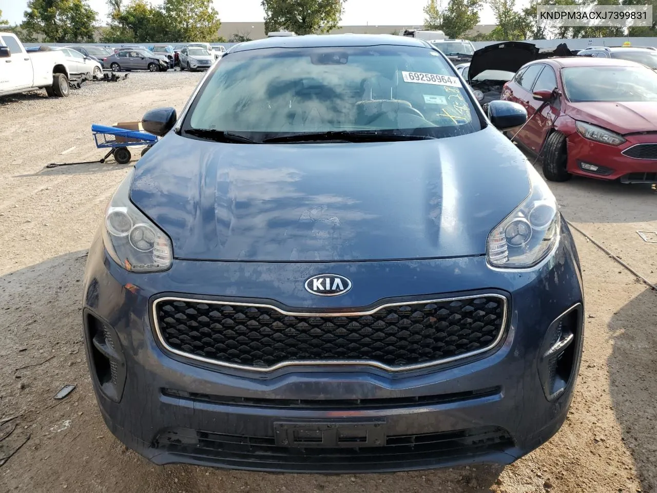 2018 Kia Sportage Lx VIN: KNDPM3ACXJ7399831 Lot: 69258964