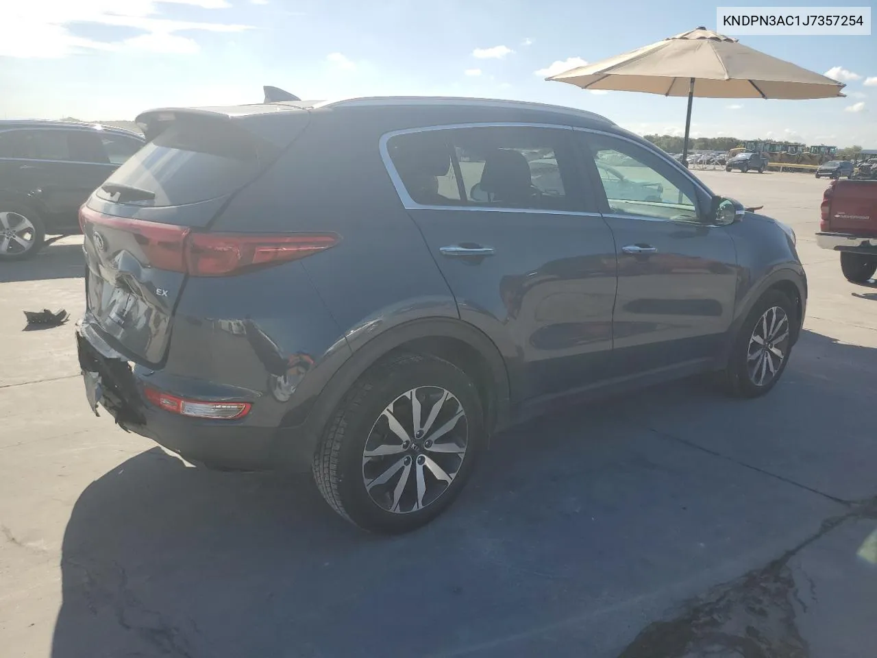 2018 Kia Sportage Ex VIN: KNDPN3AC1J7357254 Lot: 69451644