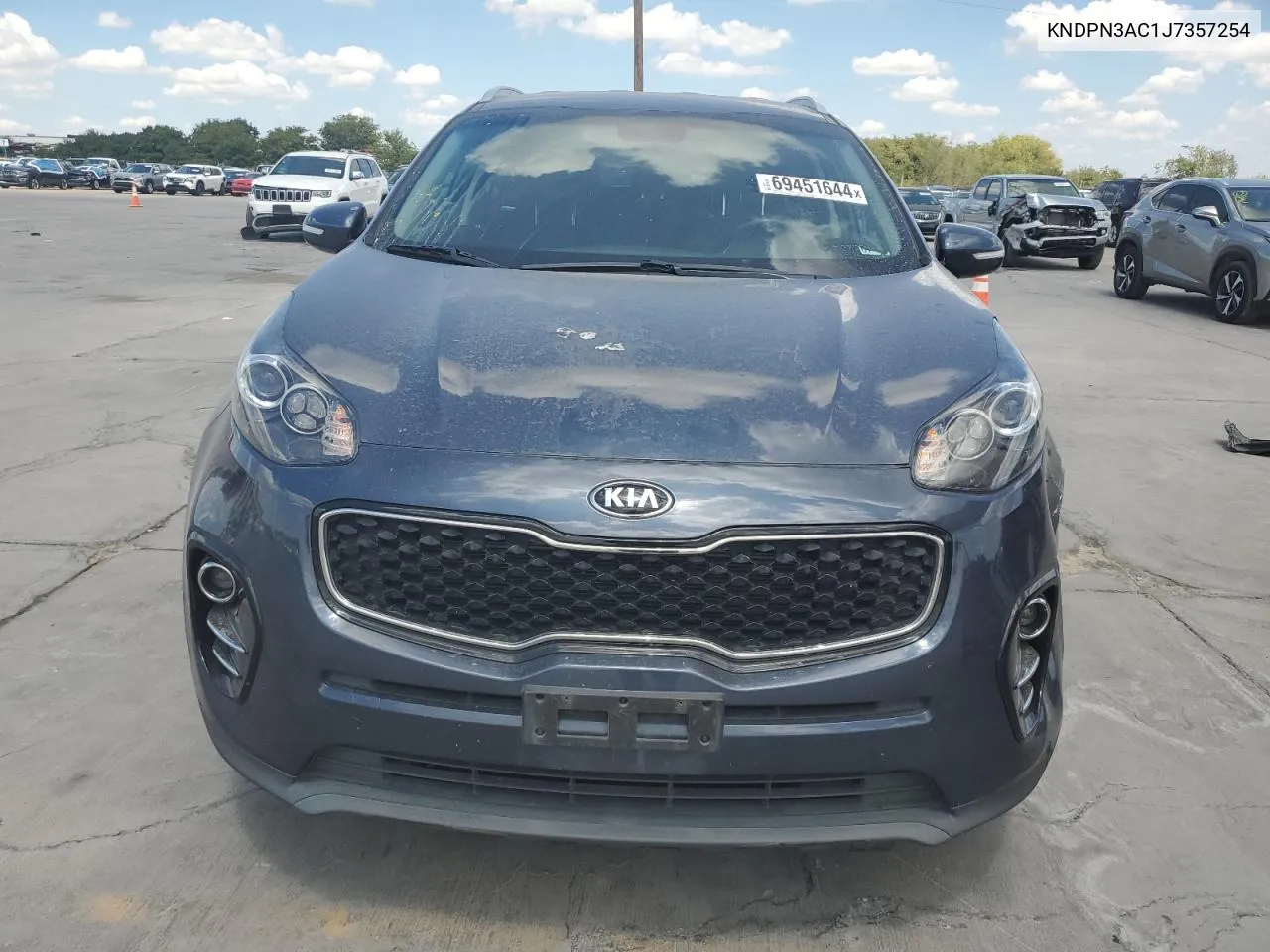 2018 Kia Sportage Ex VIN: KNDPN3AC1J7357254 Lot: 69451644