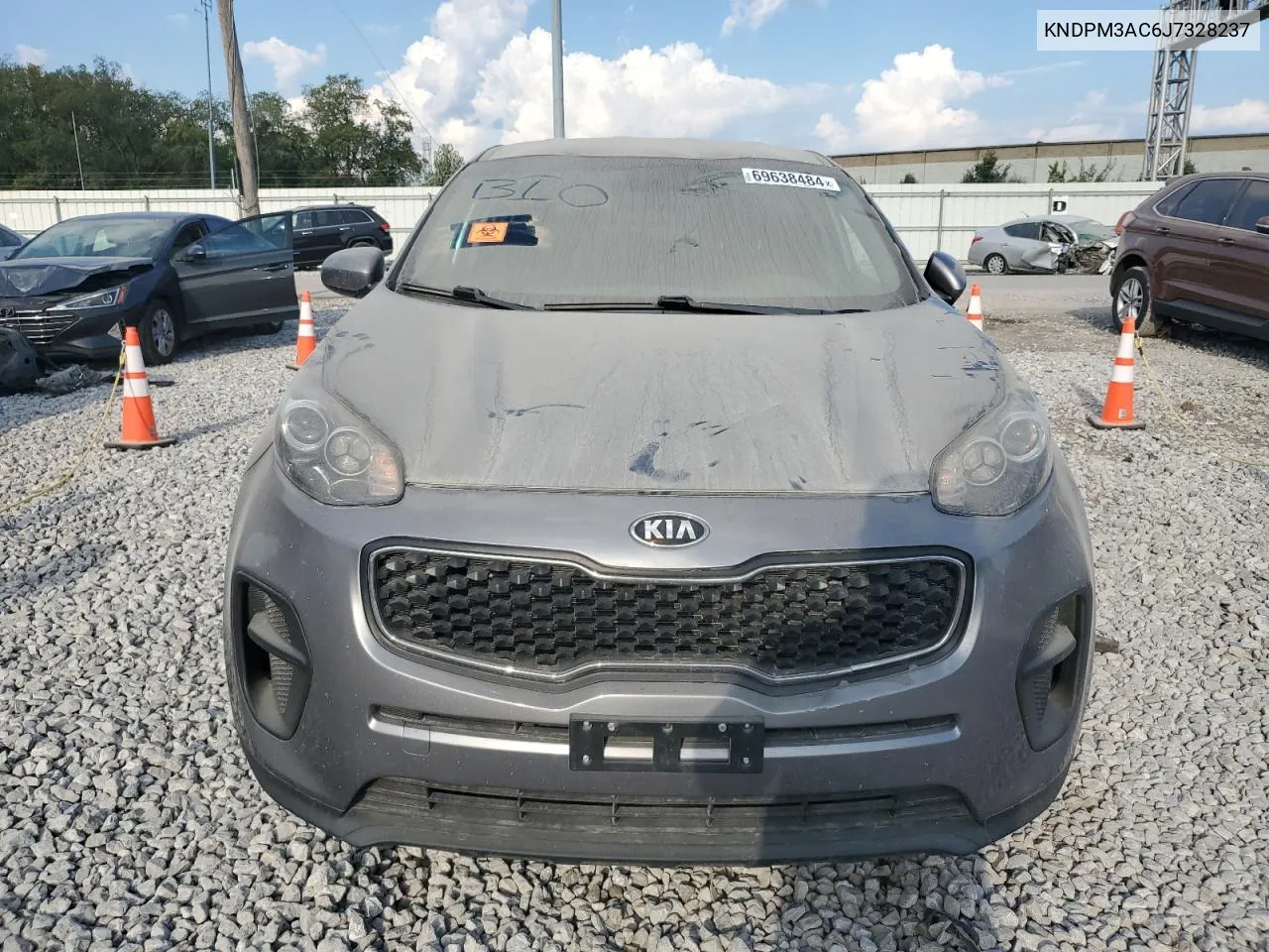 2018 Kia Sportage Lx VIN: KNDPM3AC6J7328237 Lot: 69638484