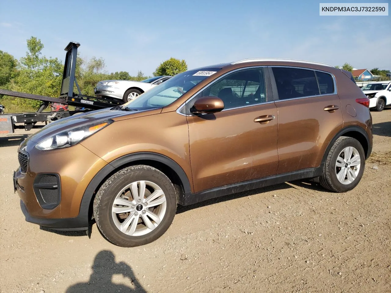 2018 Kia Sportage Lx VIN: KNDPM3AC3J7322590 Lot: 69665964