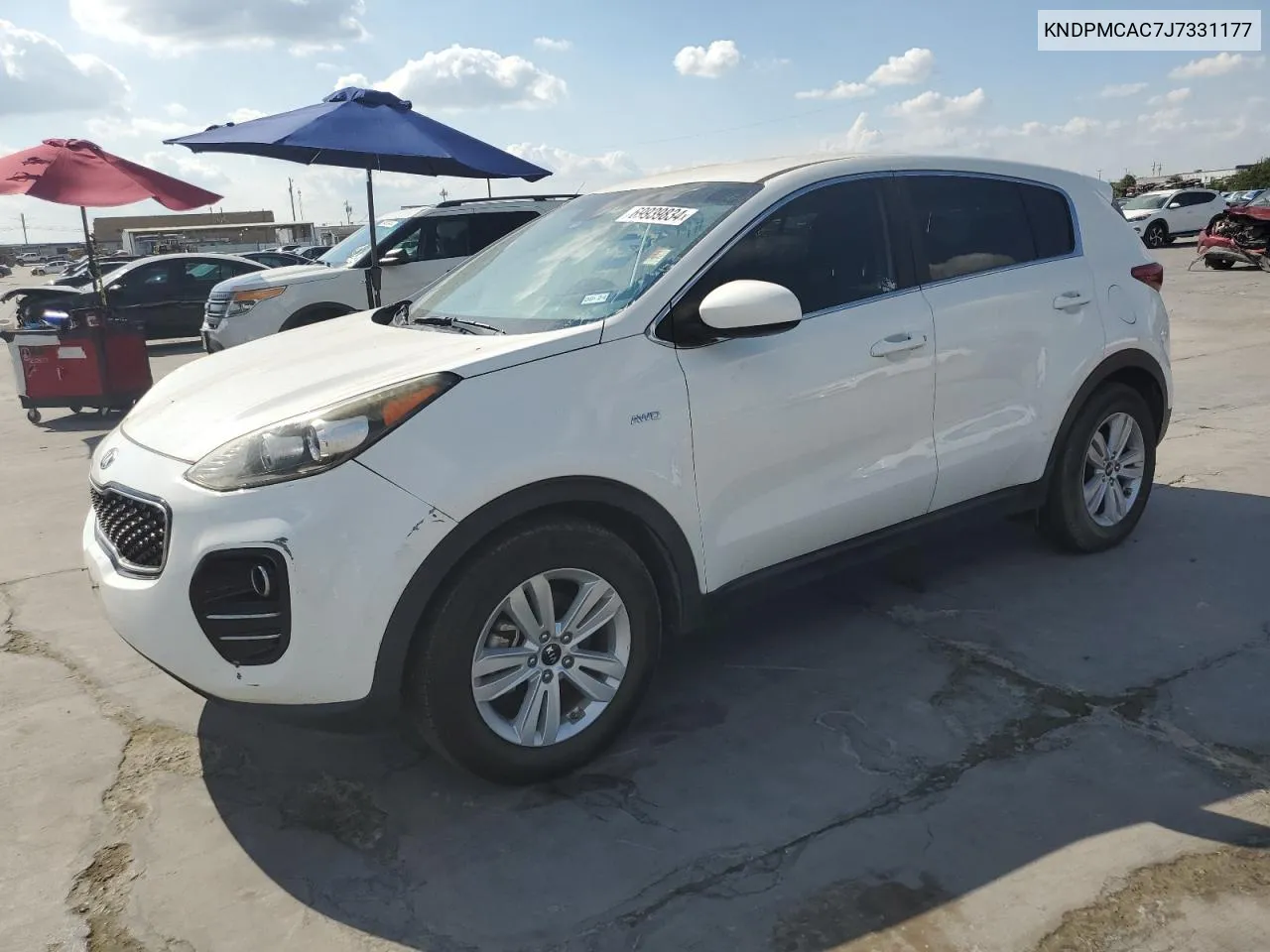 2018 Kia Sportage Lx VIN: KNDPMCAC7J7331177 Lot: 69939834