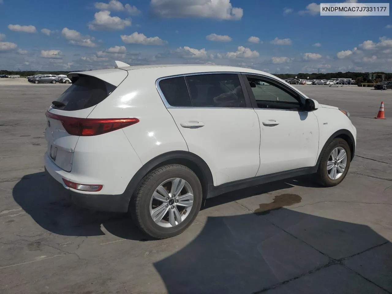 2018 Kia Sportage Lx VIN: KNDPMCAC7J7331177 Lot: 69939834