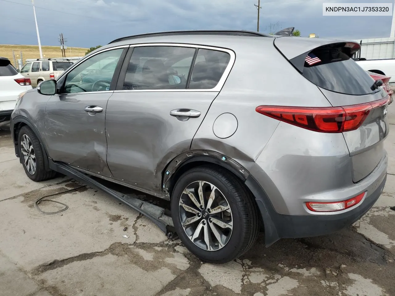 2018 Kia Sportage Ex VIN: KNDPN3AC1J7353320 Lot: 70013764