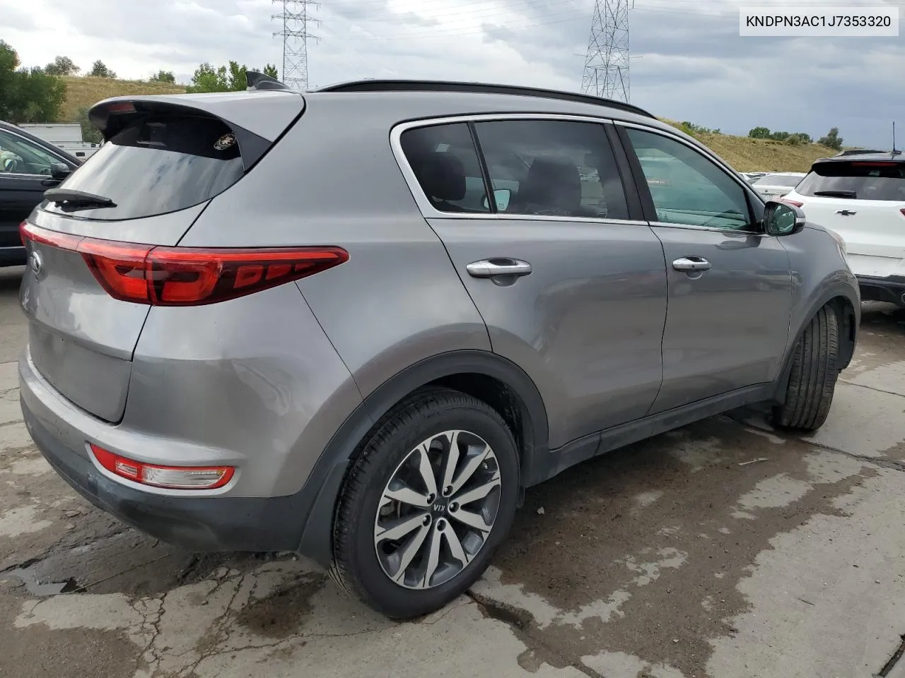 2018 Kia Sportage Ex VIN: KNDPN3AC1J7353320 Lot: 70013764