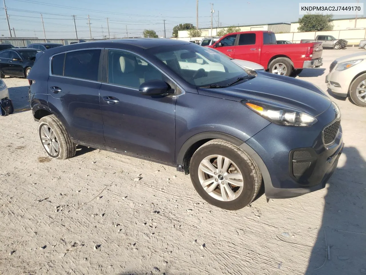 2018 Kia Sportage Lx VIN: KNDPM3AC2J7449170 Lot: 70031644