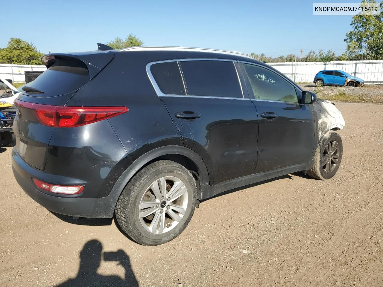 2018 Kia Sportage Lx VIN: KNDPMCAC9J7415419 Lot: 70138824