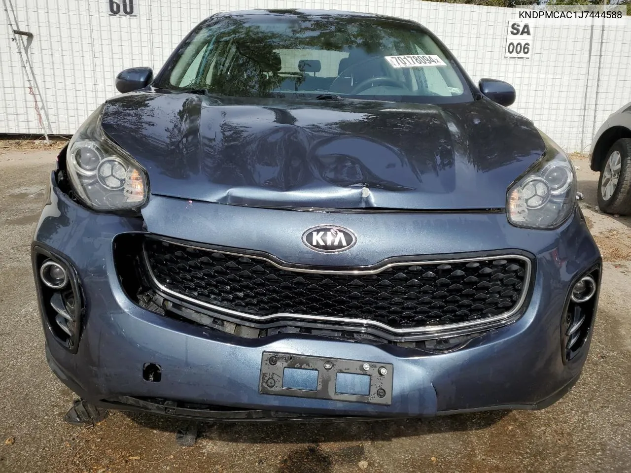 KNDPMCAC1J7444588 2018 Kia Sportage Lx