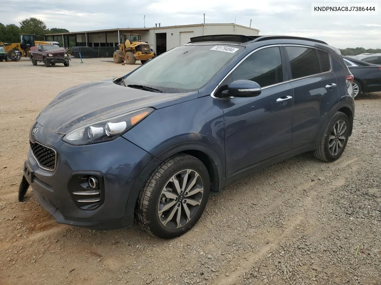 2018 Kia Sportage Ex VIN: KNDPN3AC8J7386444 Lot: 70179494