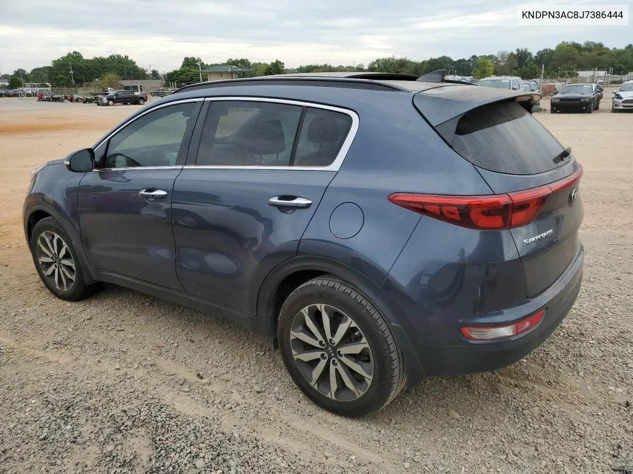 2018 Kia Sportage Ex VIN: KNDPN3AC8J7386444 Lot: 70179494