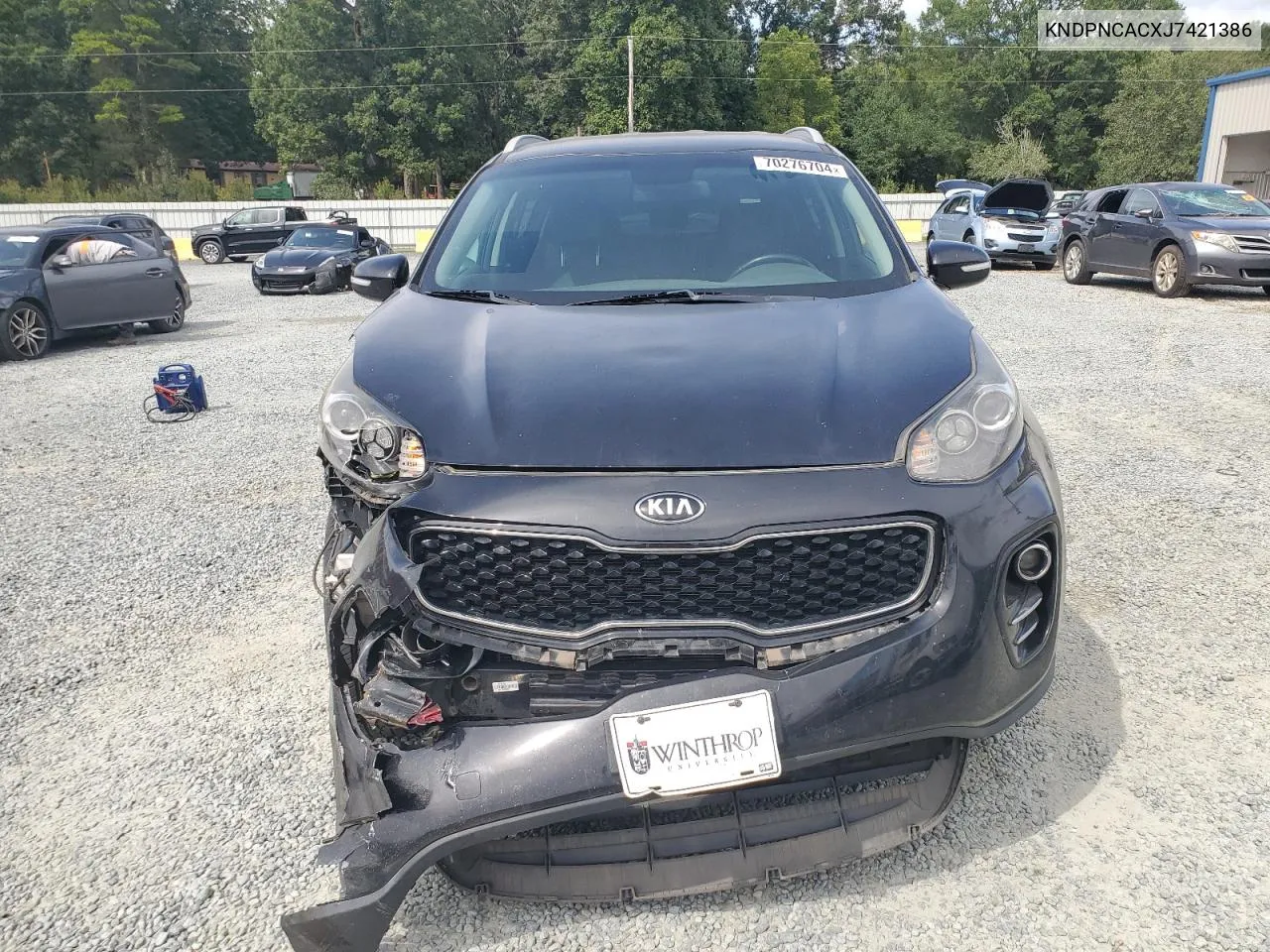 KNDPNCACXJ7421386 2018 Kia Sportage Ex