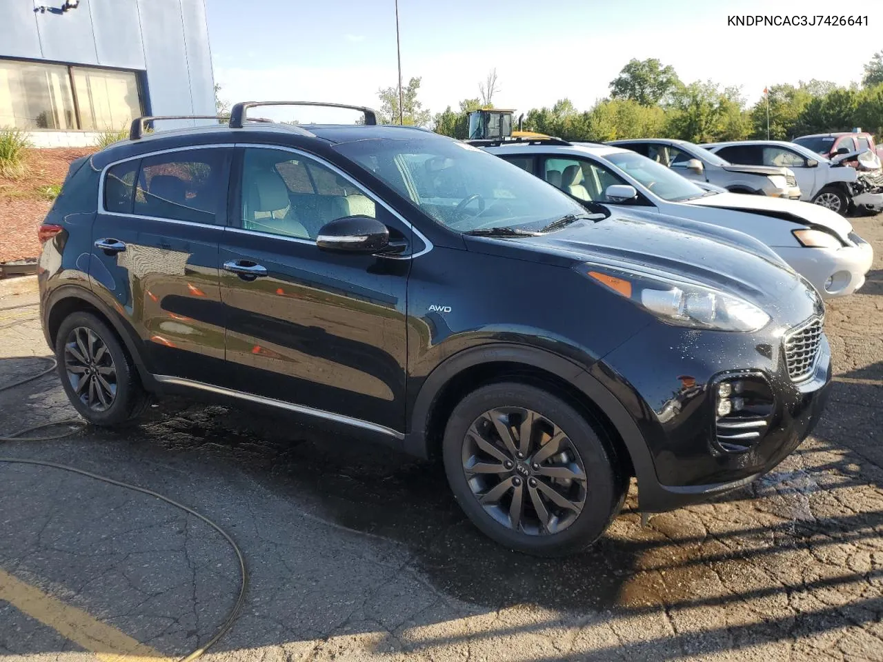 2018 Kia Sportage Ex VIN: KNDPNCAC3J7426641 Lot: 70296164