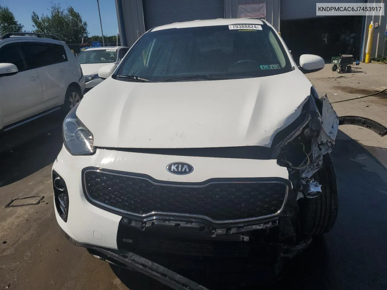 2018 Kia Sportage Lx VIN: KNDPMCAC6J7453917 Lot: 70388824