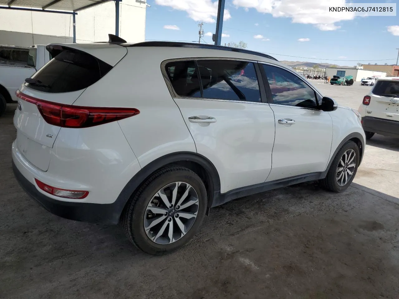 2018 Kia Sportage Ex VIN: KNDPN3AC6J7412815 Lot: 70508804