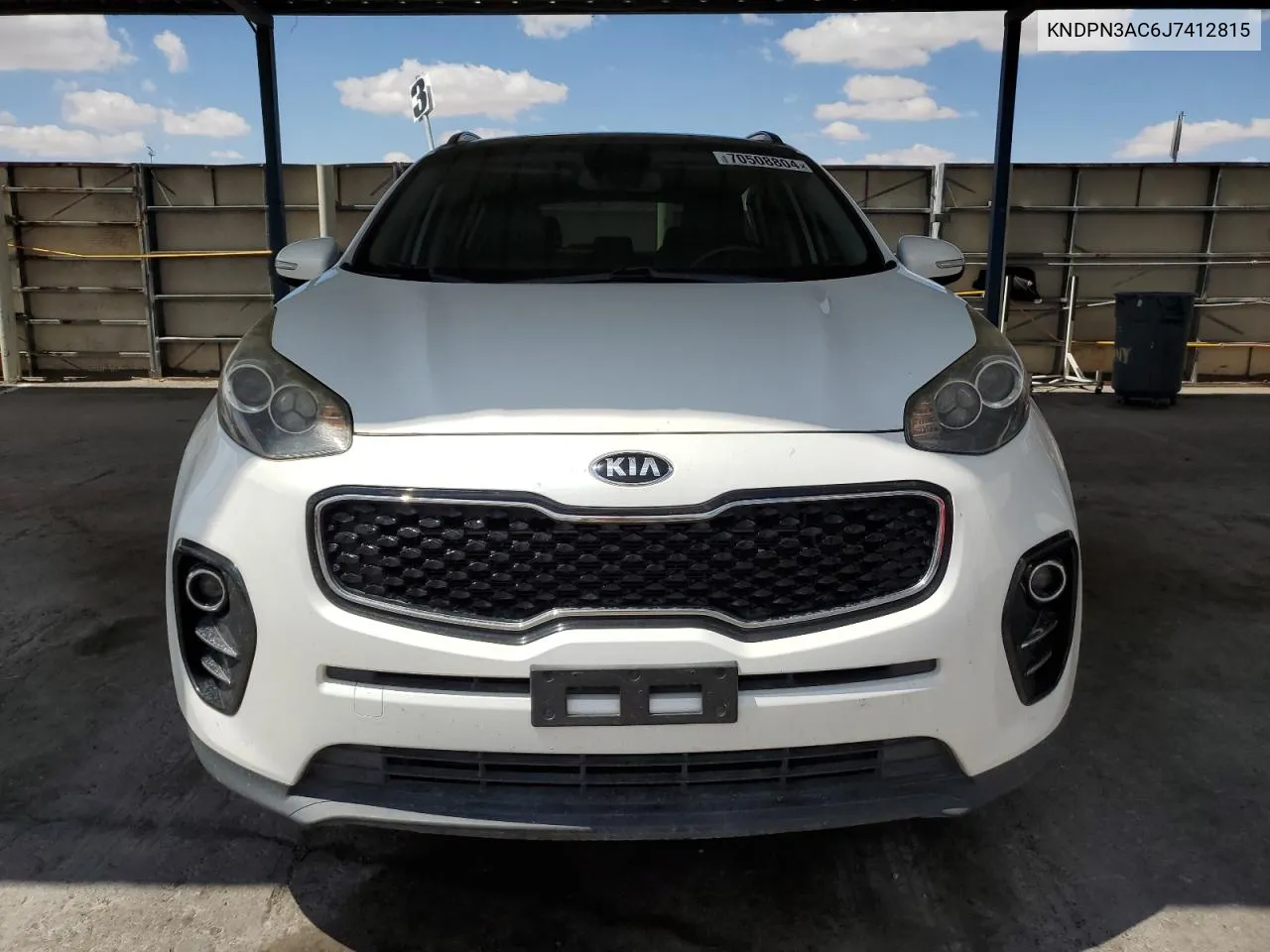 KNDPN3AC6J7412815 2018 Kia Sportage Ex