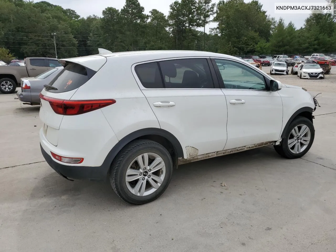 2018 Kia Sportage Lx VIN: KNDPM3ACXJ7321663 Lot: 70509654