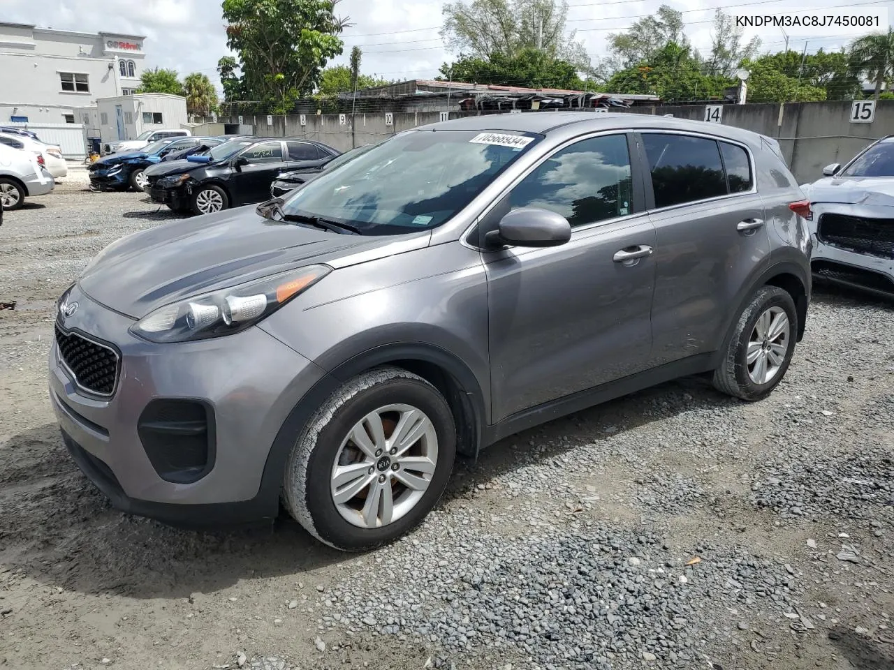 2018 Kia Sportage Lx VIN: KNDPM3AC8J7450081 Lot: 70568934