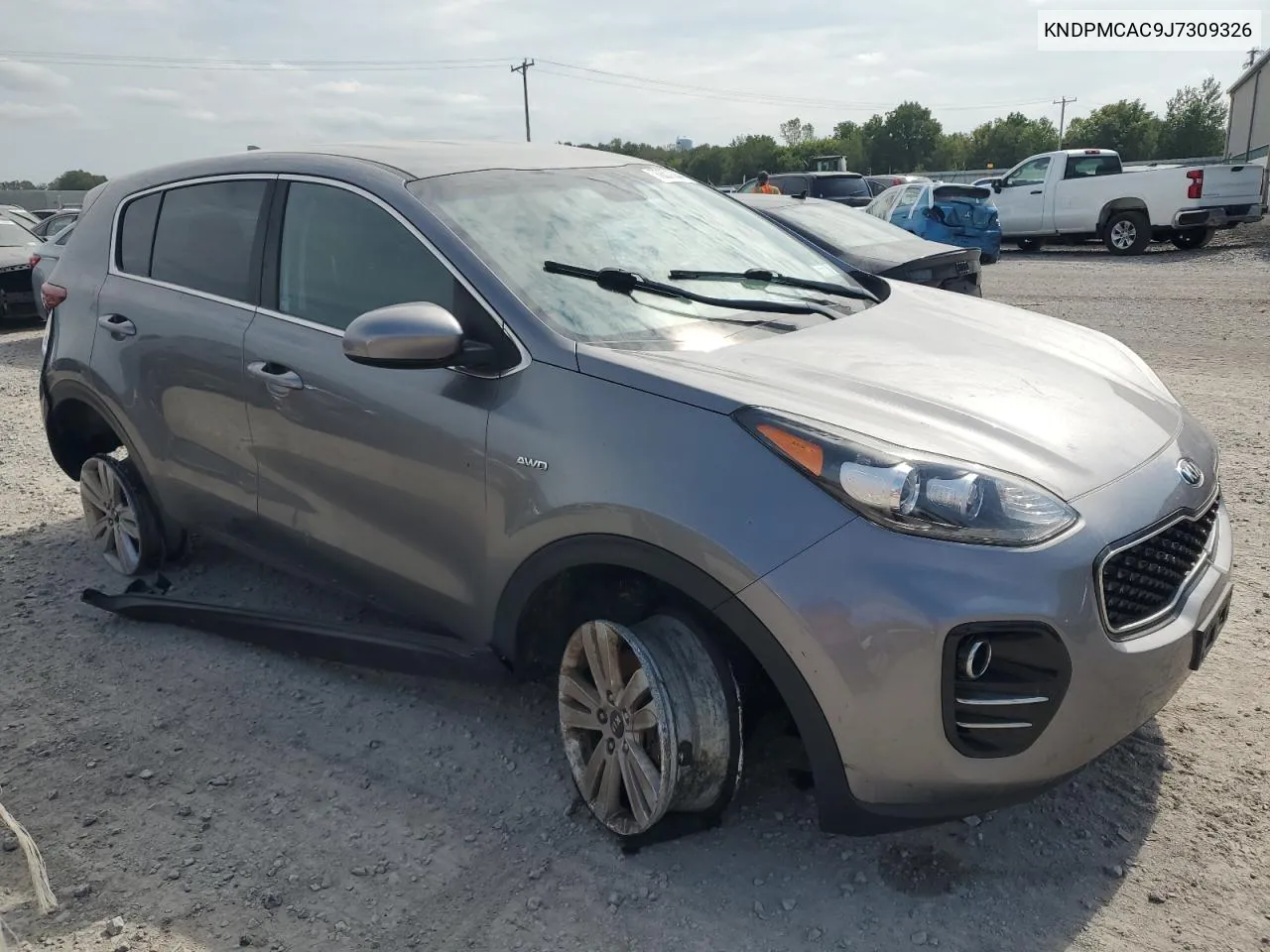 2018 Kia Sportage Lx VIN: KNDPMCAC9J7309326 Lot: 70571044