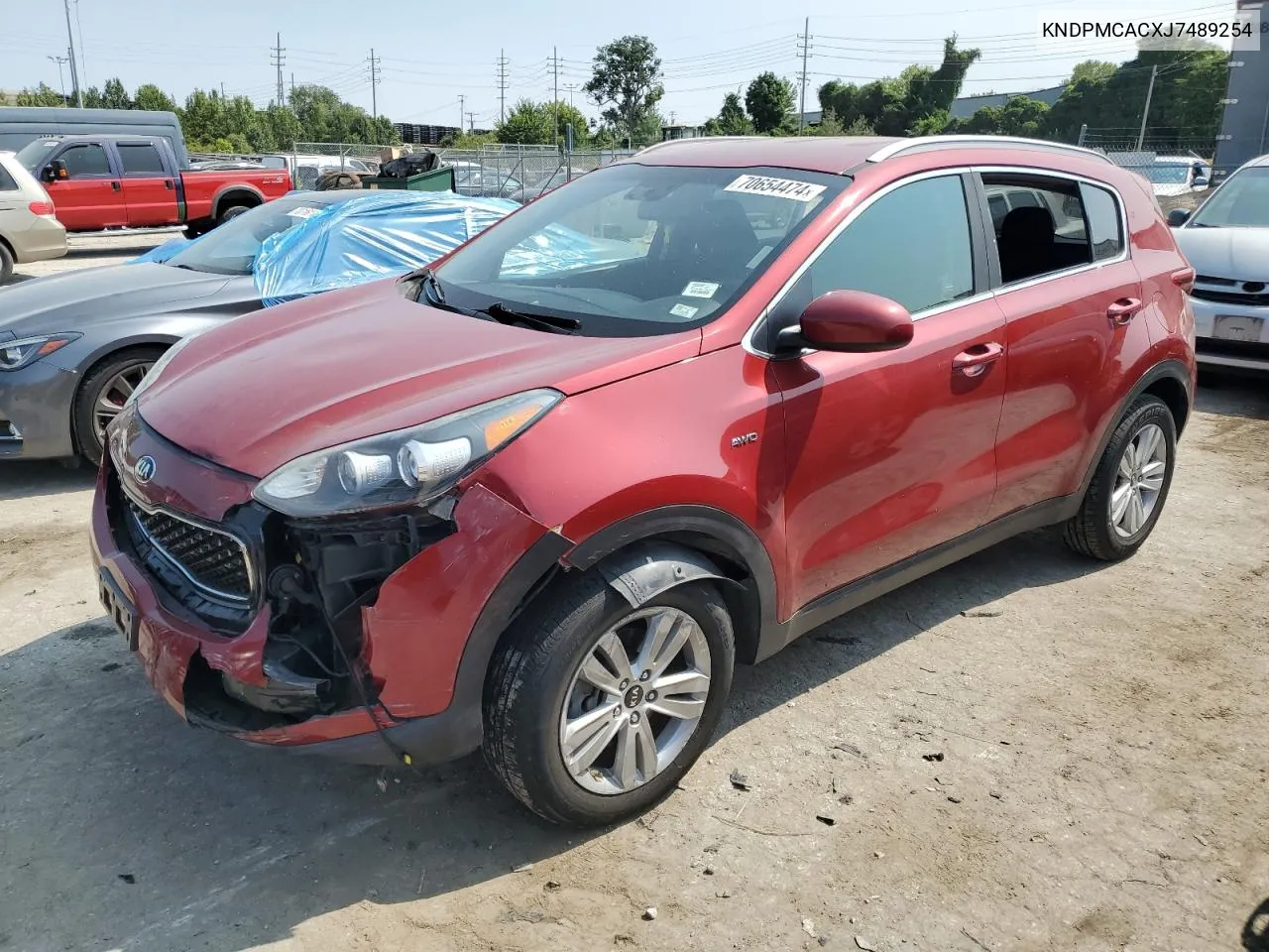 KNDPMCACXJ7489254 2018 Kia Sportage Lx