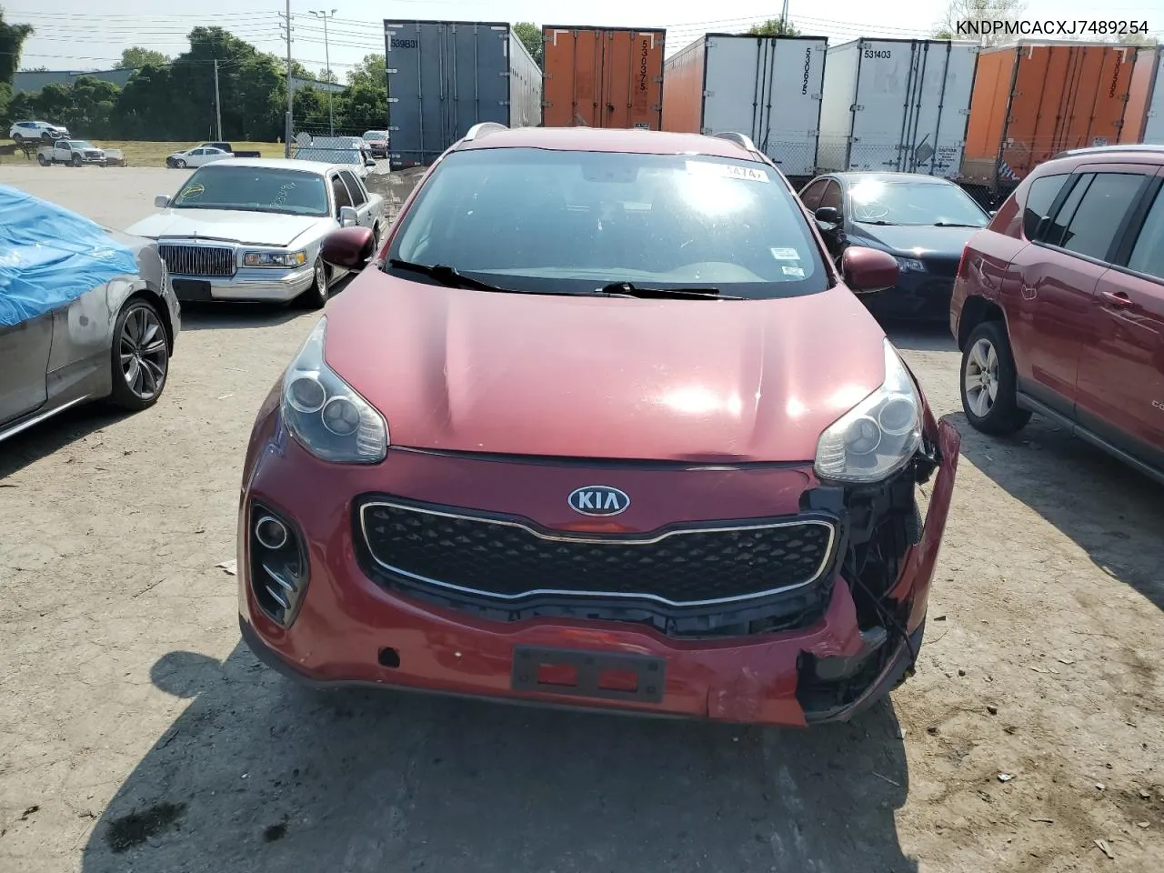 2018 Kia Sportage Lx VIN: KNDPMCACXJ7489254 Lot: 70654474