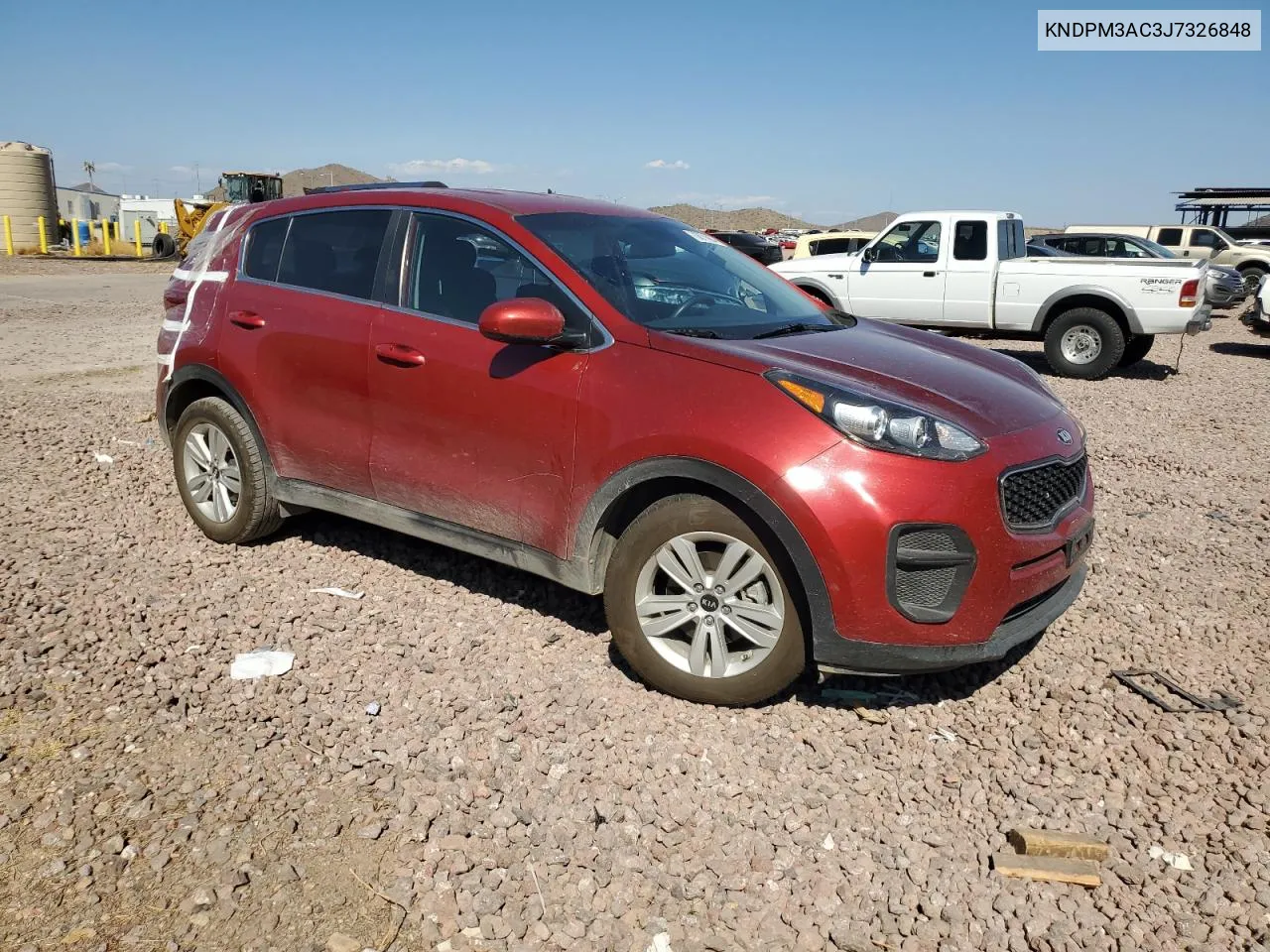 2018 Kia Sportage Lx VIN: KNDPM3AC3J7326848 Lot: 70871994