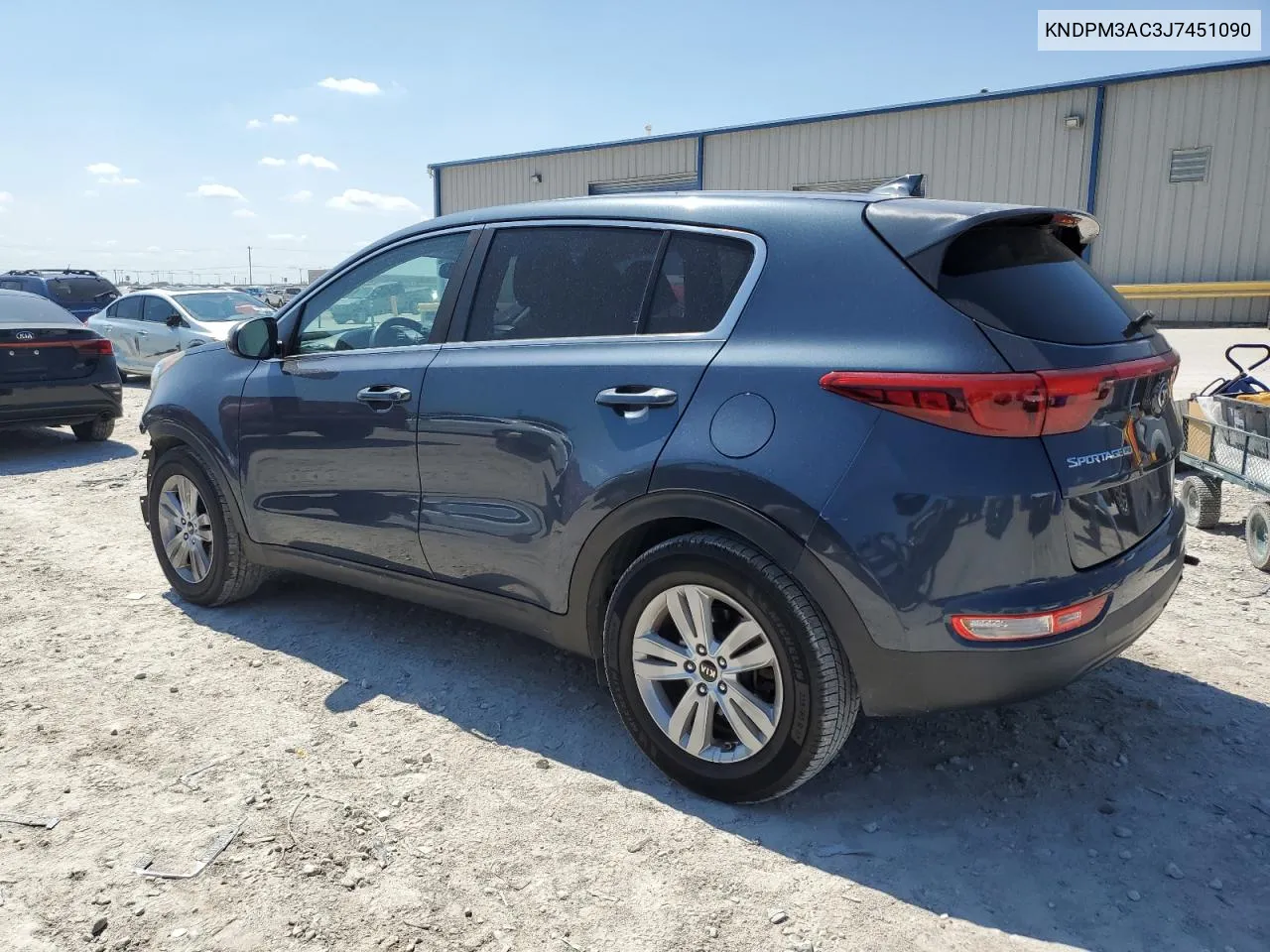 2018 Kia Sportage Lx VIN: KNDPM3AC3J7451090 Lot: 70895854