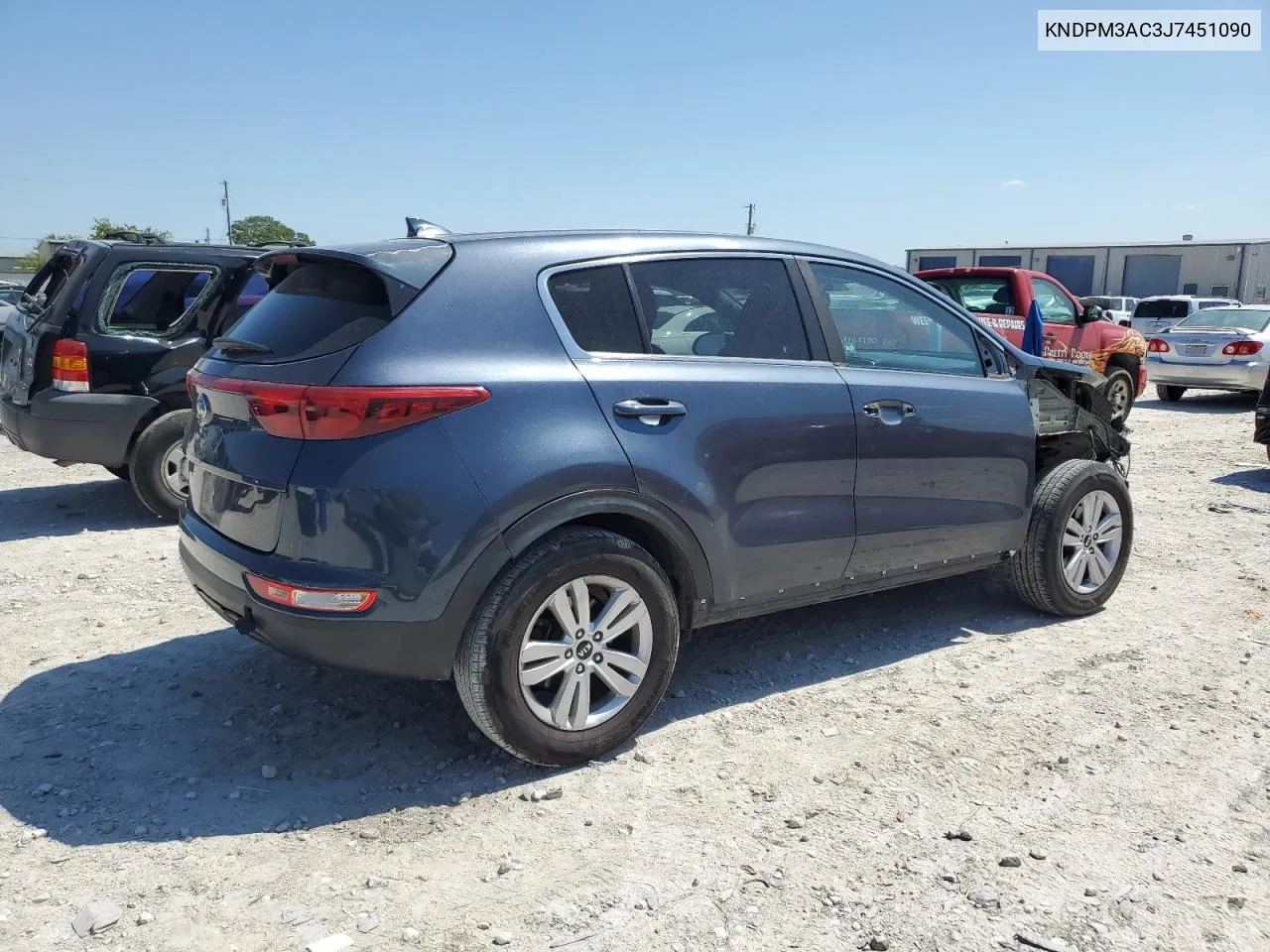 2018 Kia Sportage Lx VIN: KNDPM3AC3J7451090 Lot: 70895854