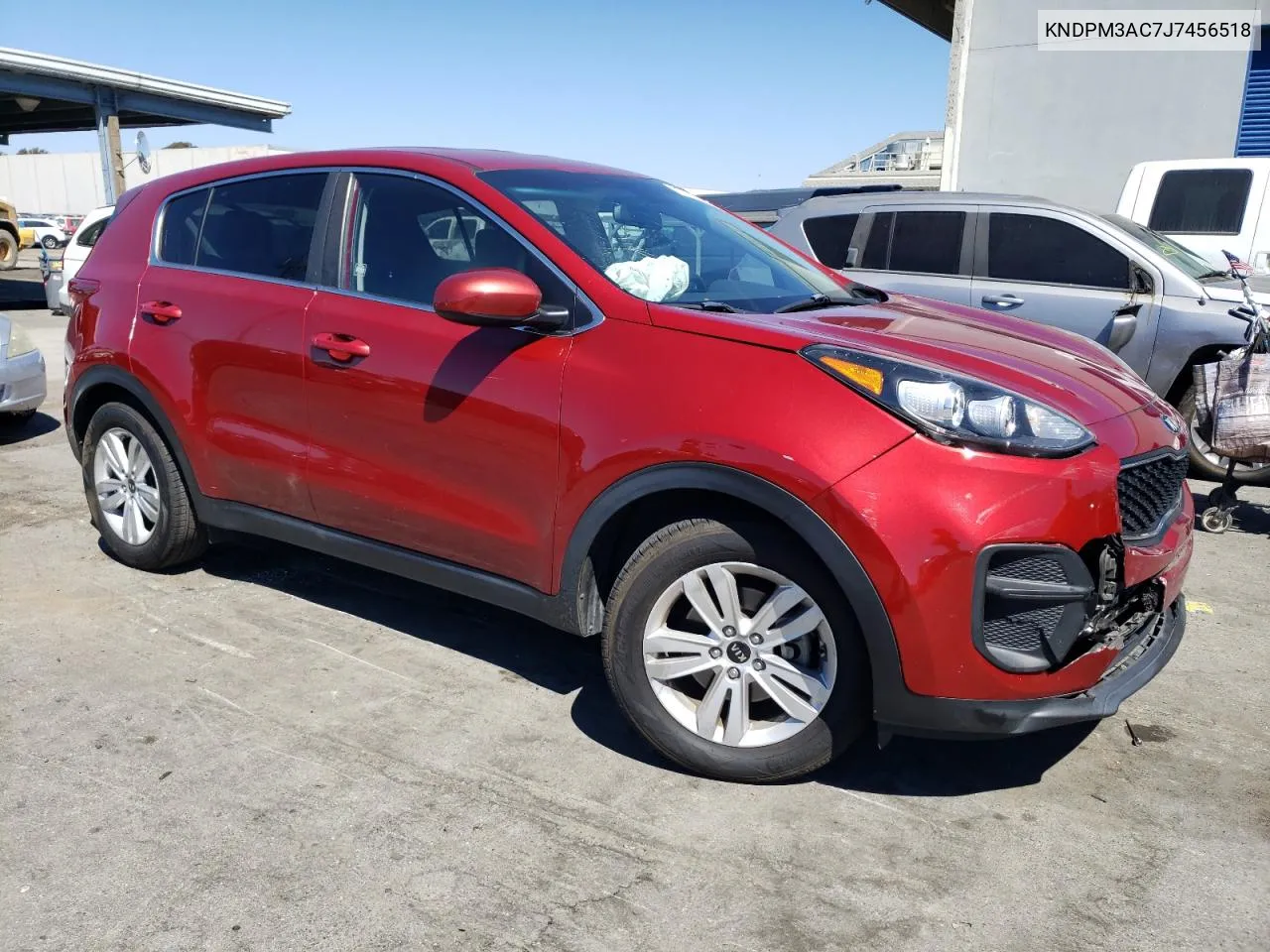 2018 Kia Sportage Lx VIN: KNDPM3AC7J7456518 Lot: 71316444