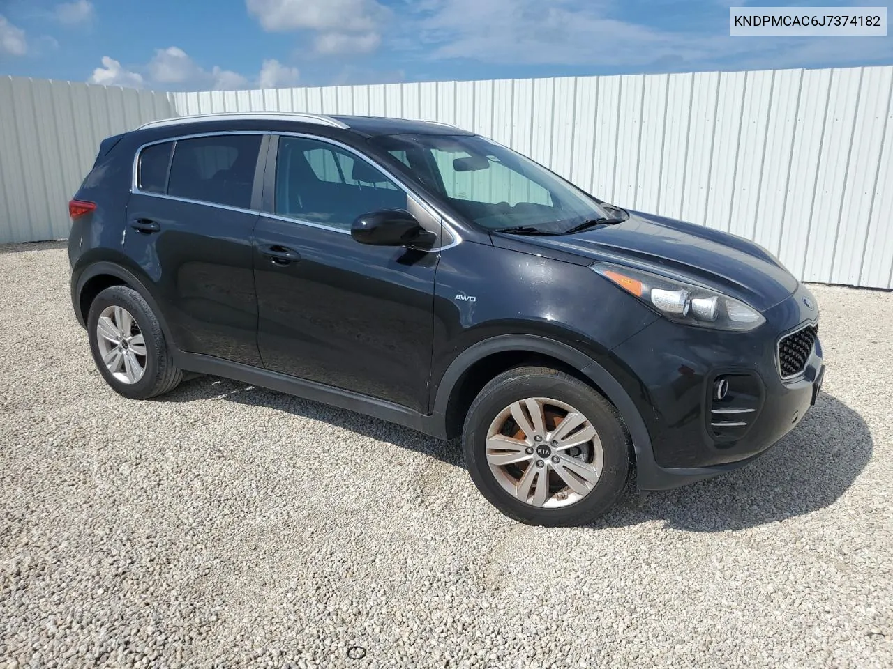 2018 Kia Sportage Lx VIN: KNDPMCAC6J7374182 Lot: 71409184